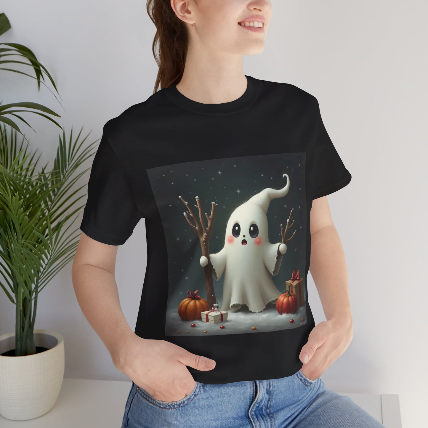 Holiday Decor Ghost Unisex Jersey Tee