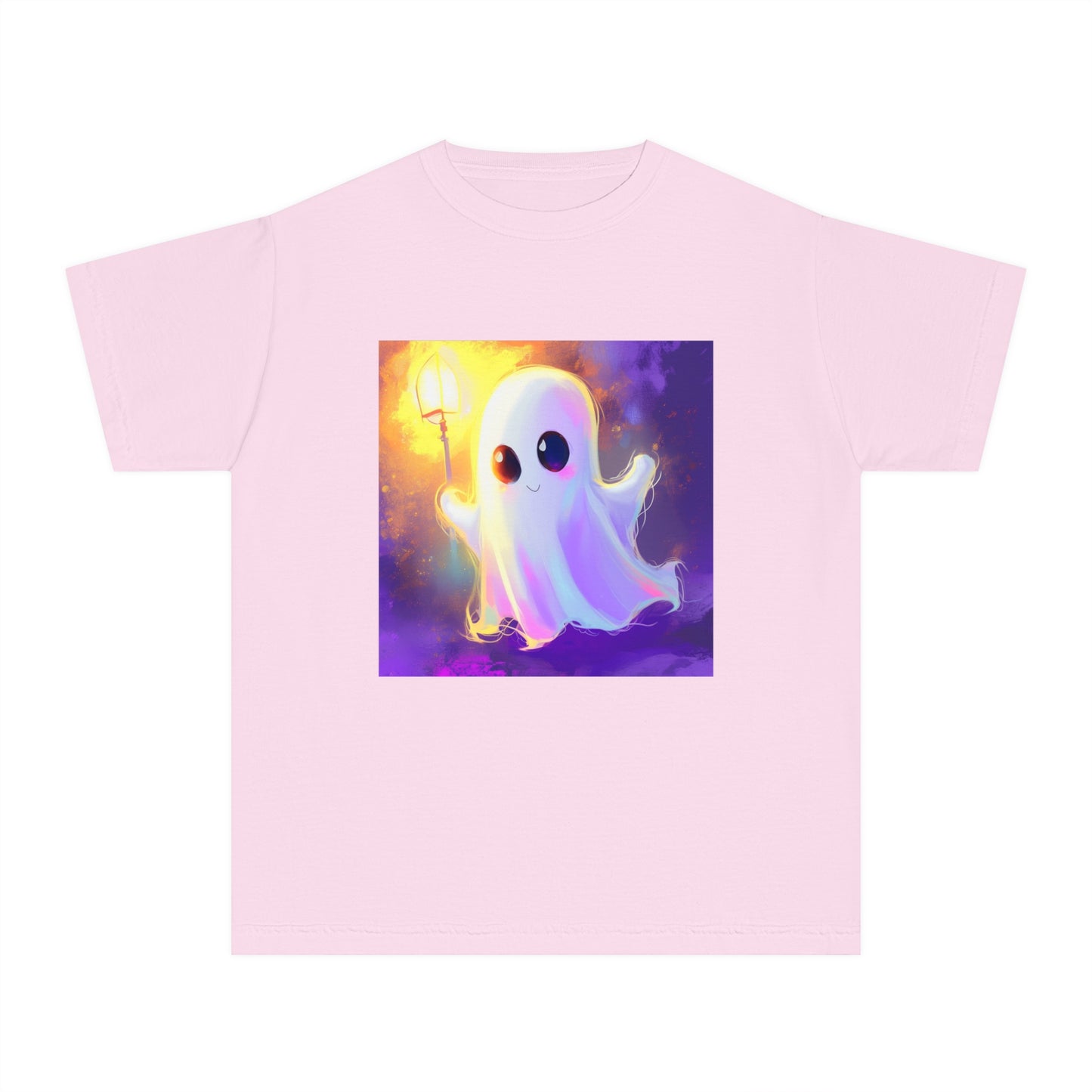 Cute Cartoon Ghost Youth Midweight Tee