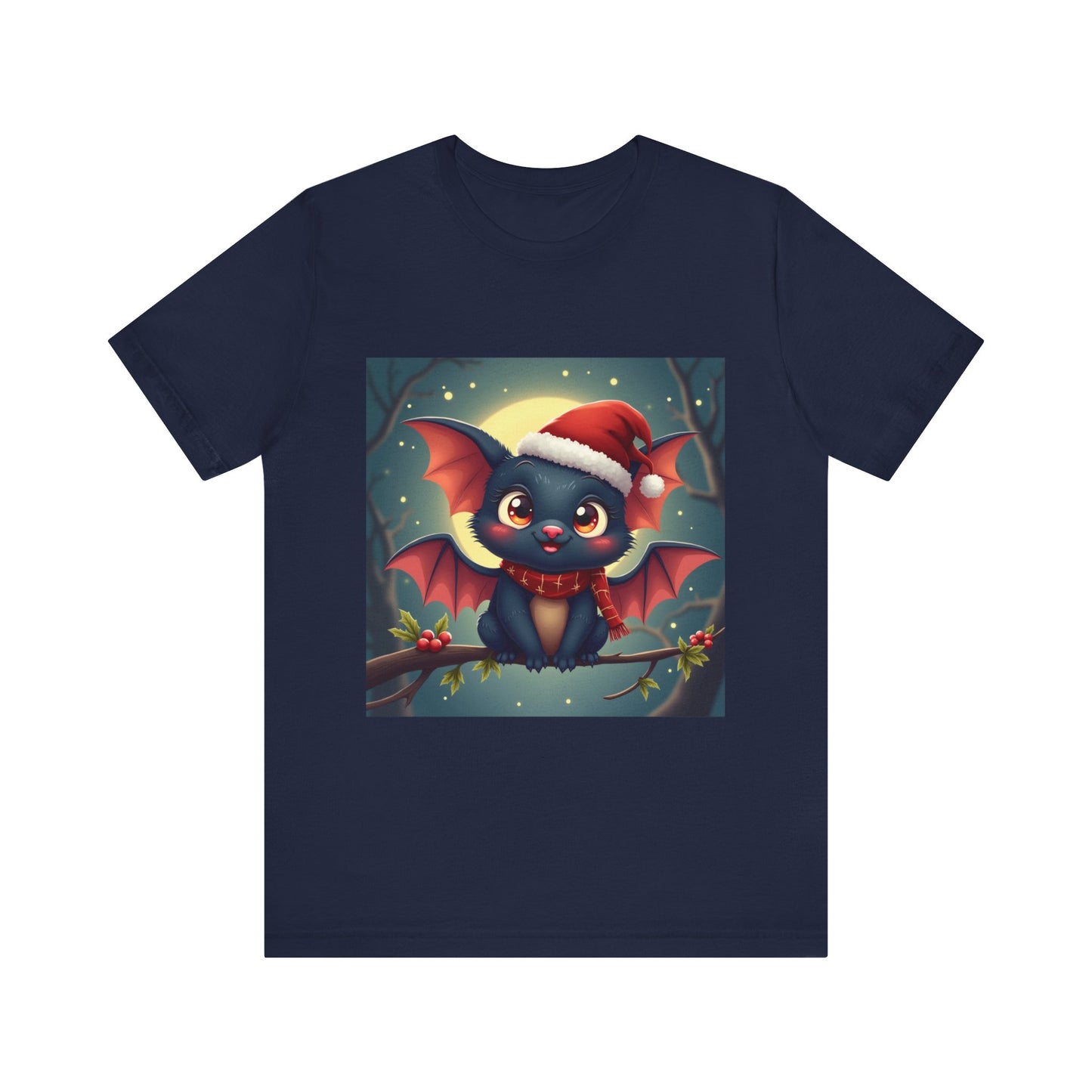 Cute Holidays Bat Unisex Jersey Tee