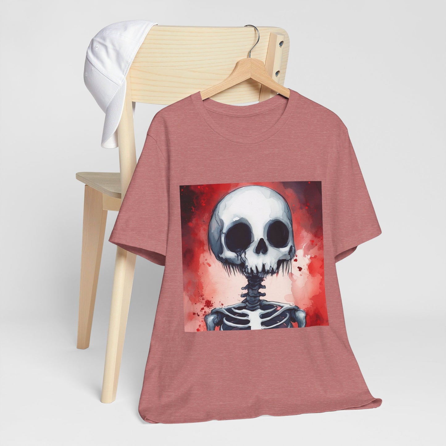 Red Skeleton Unisex Jersey Short Sleeve Tee