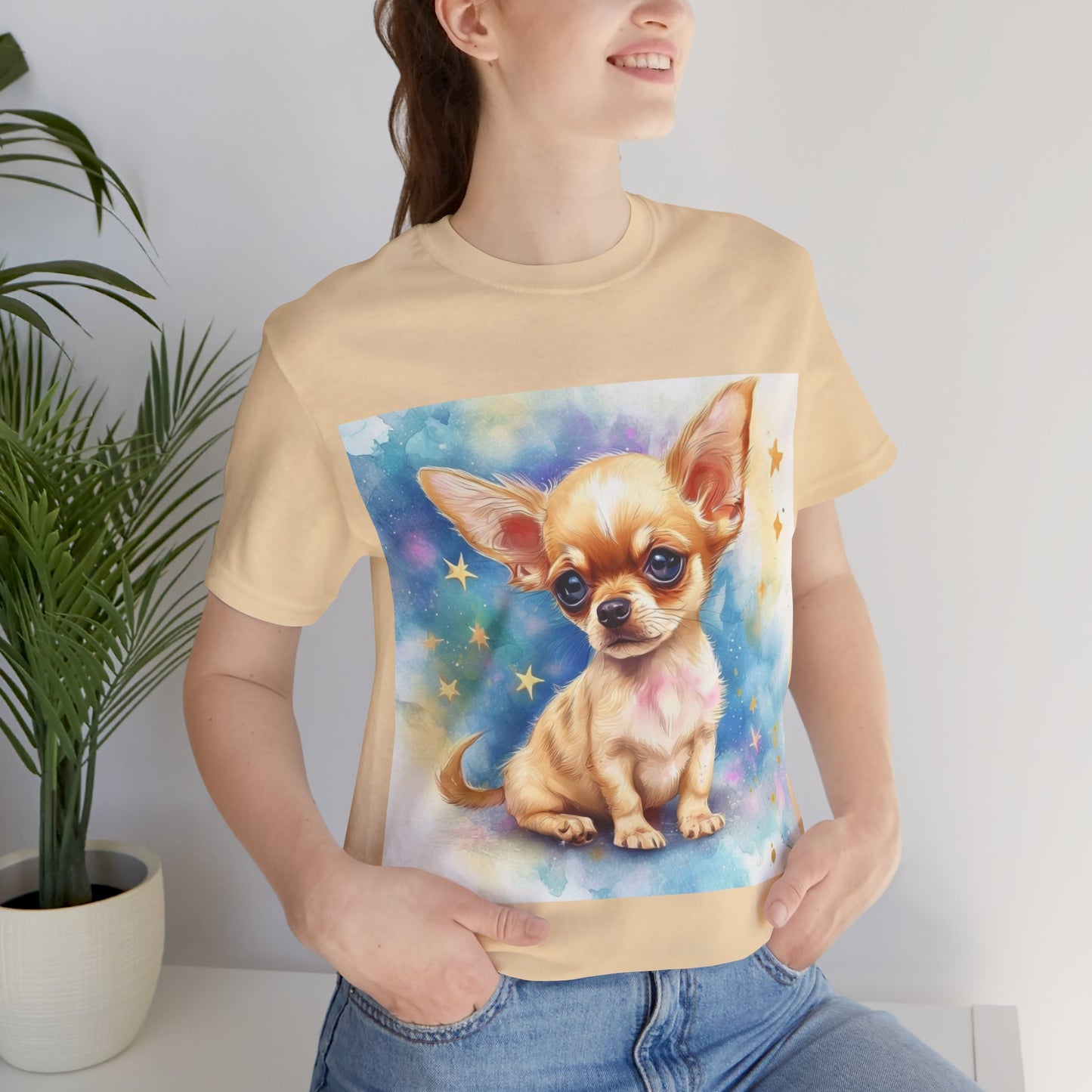 Cute Chihuahua Unisex Jersey Short Sleeve Tee