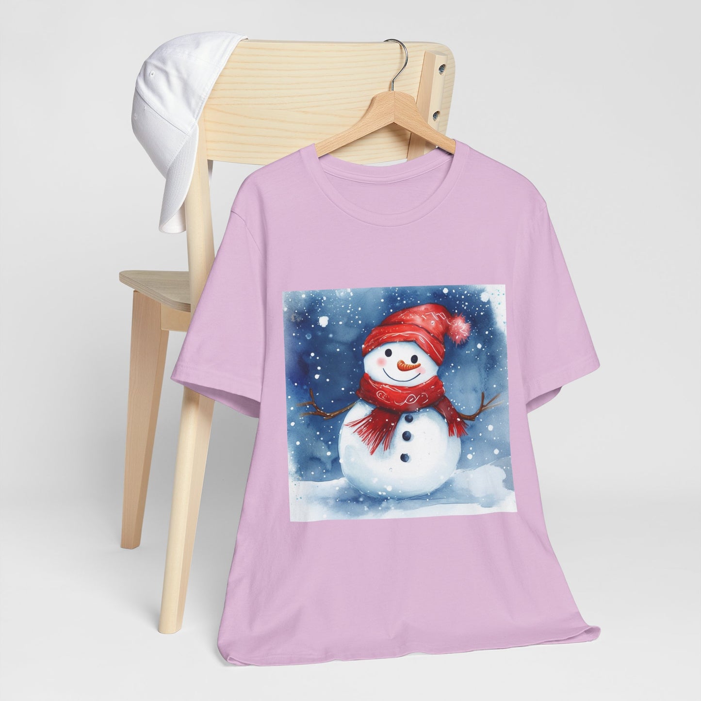 Adorable Snowman Unisex Jersey Short Sleeve Tee