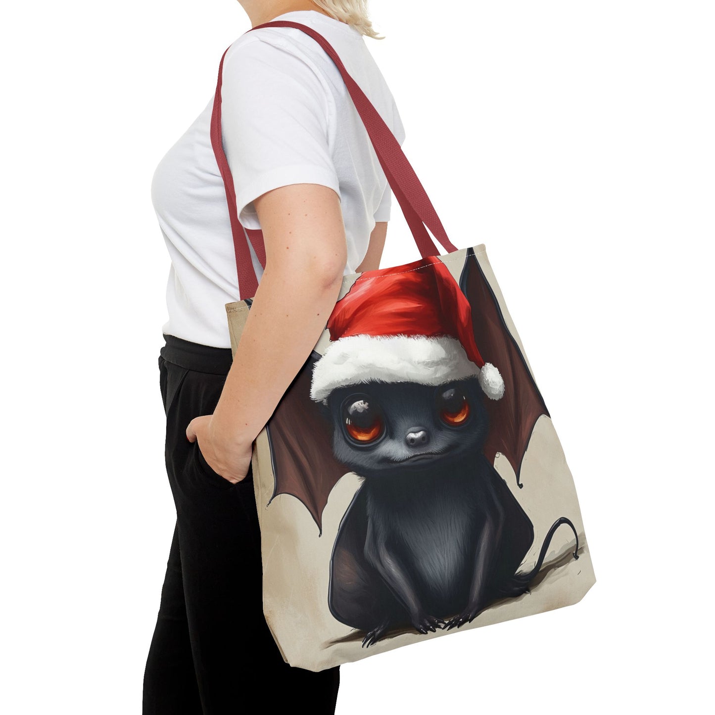 Santa Hat Bat Tote Bag (AOP)