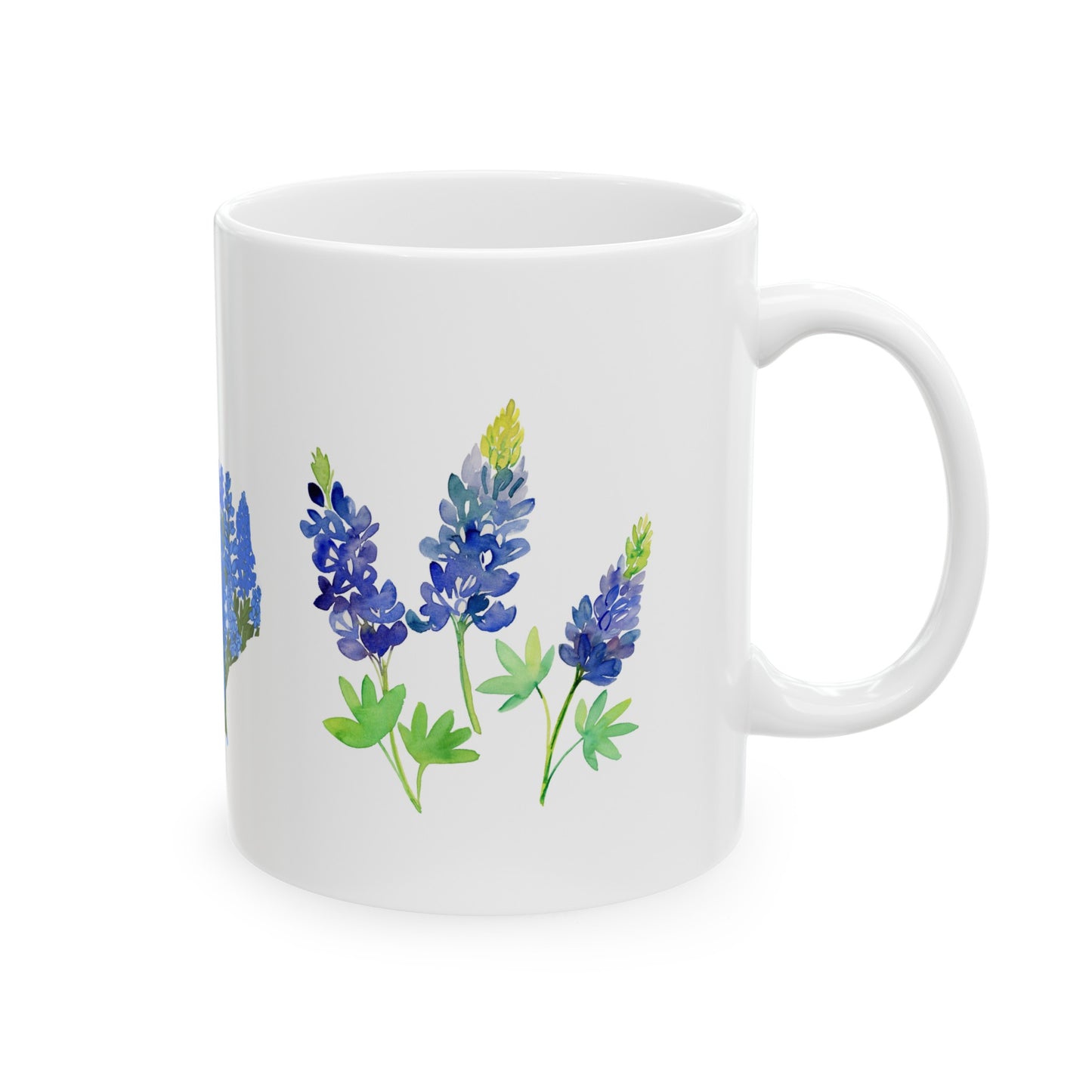 Texas Bluebonnets Ceramic Mug, 11oz