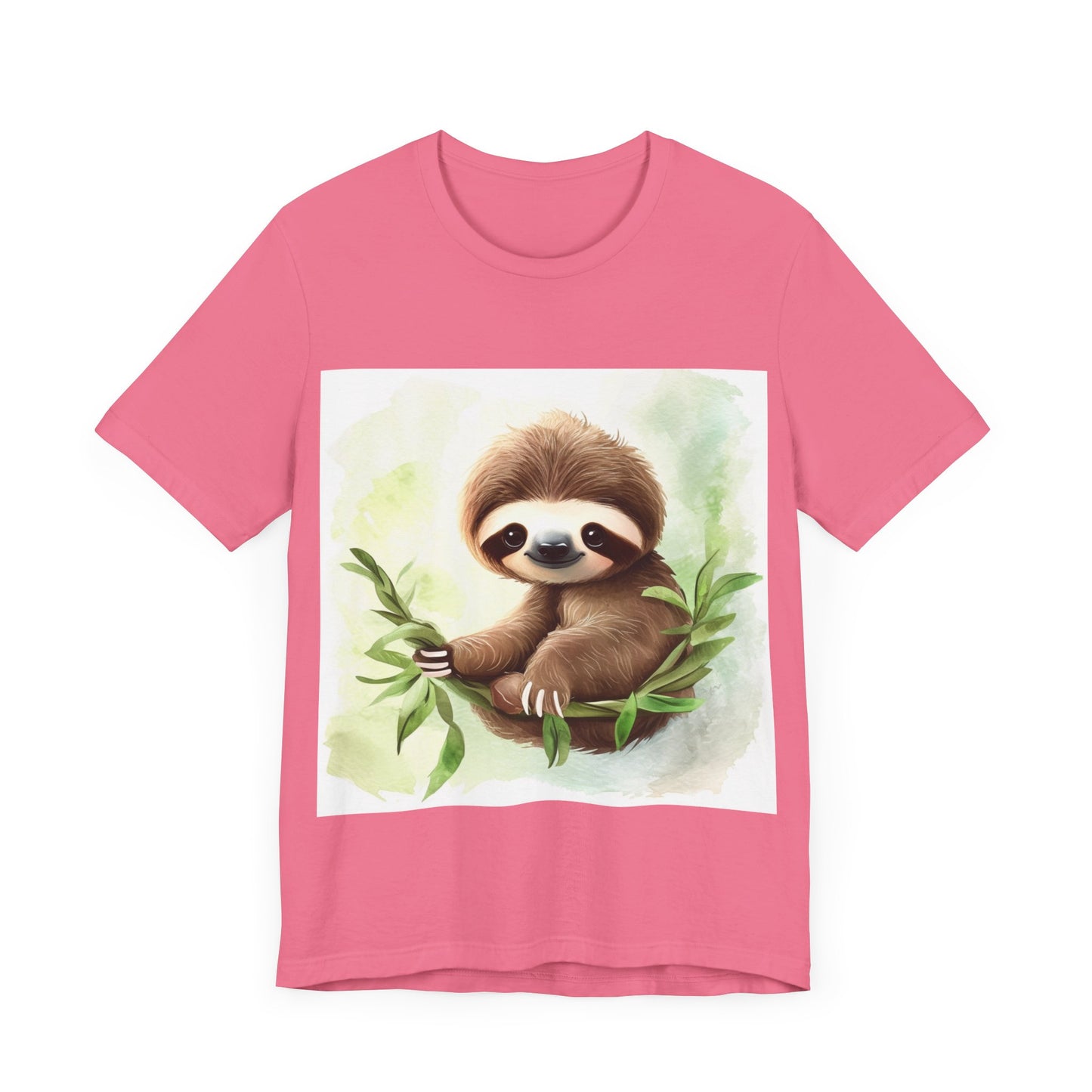 Playful Sloth Unisex Jersey Short Sleeve Tee