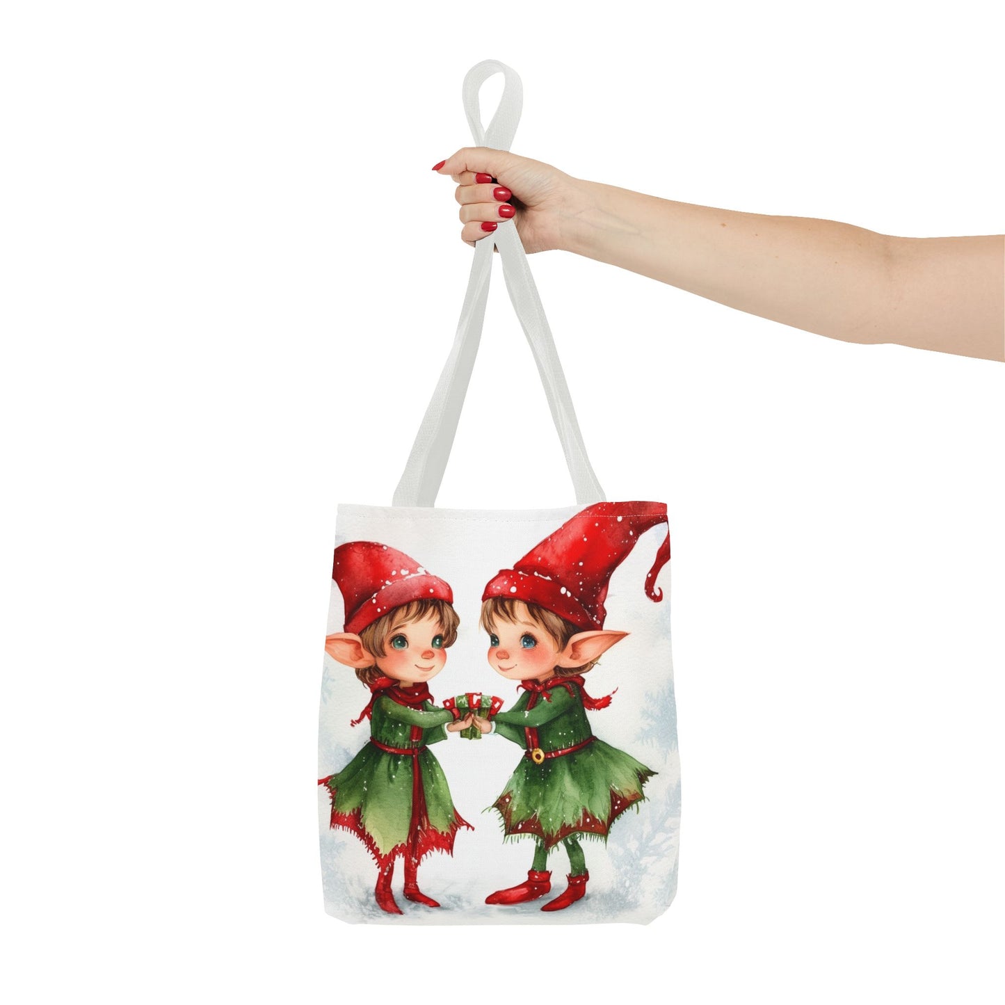 Cute Elves Tote Bag (AOP)