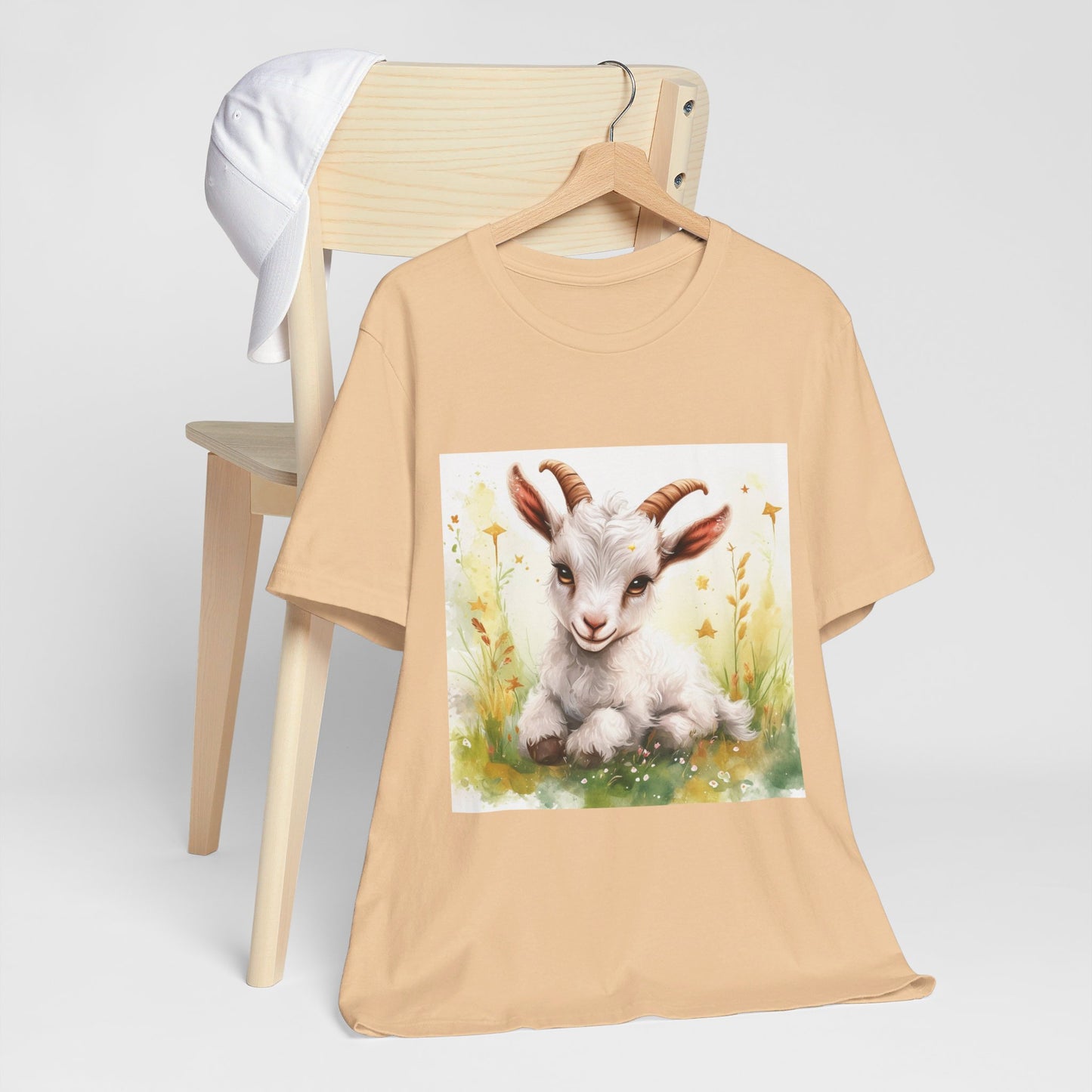 Cute Goat Unisex Jersey Short Sleeve Tee