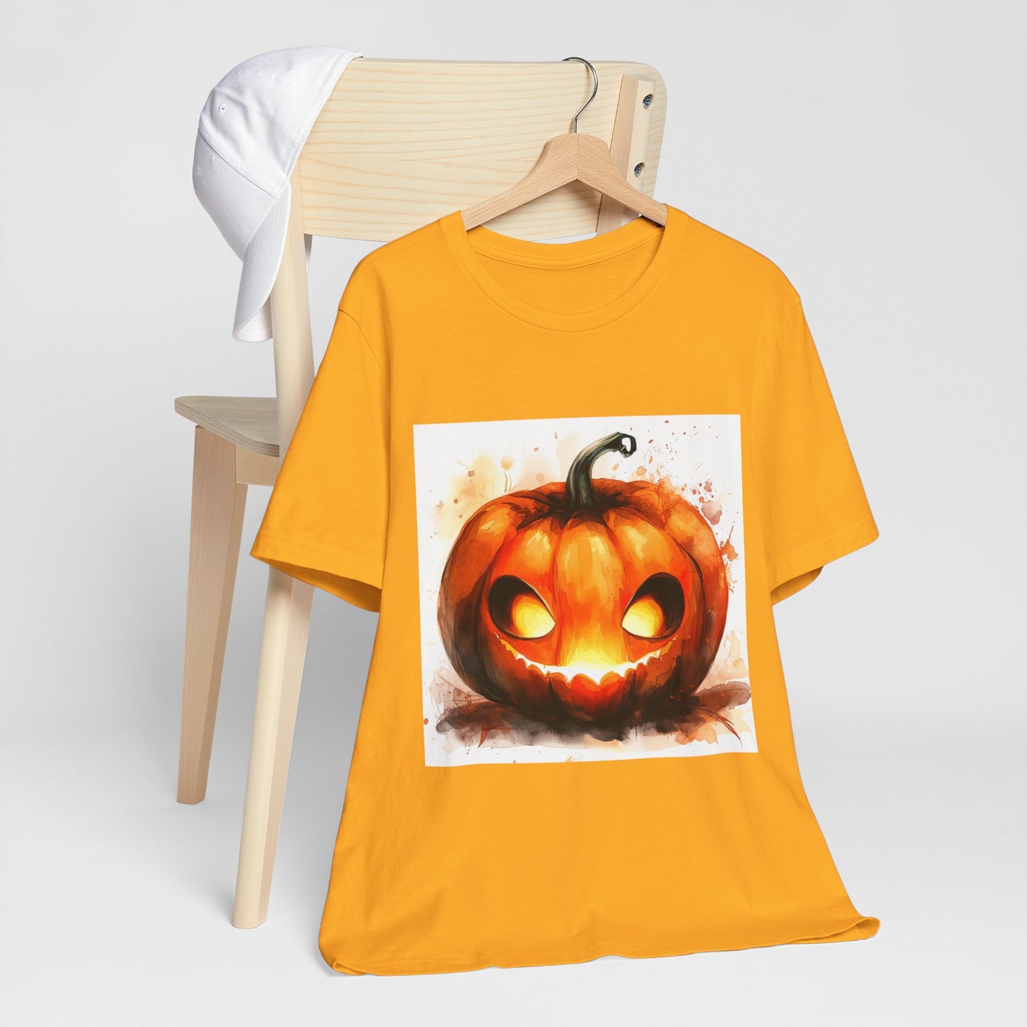 Cute Happy Jack o Lantern Unisex Jersey Short Sleeve Tee