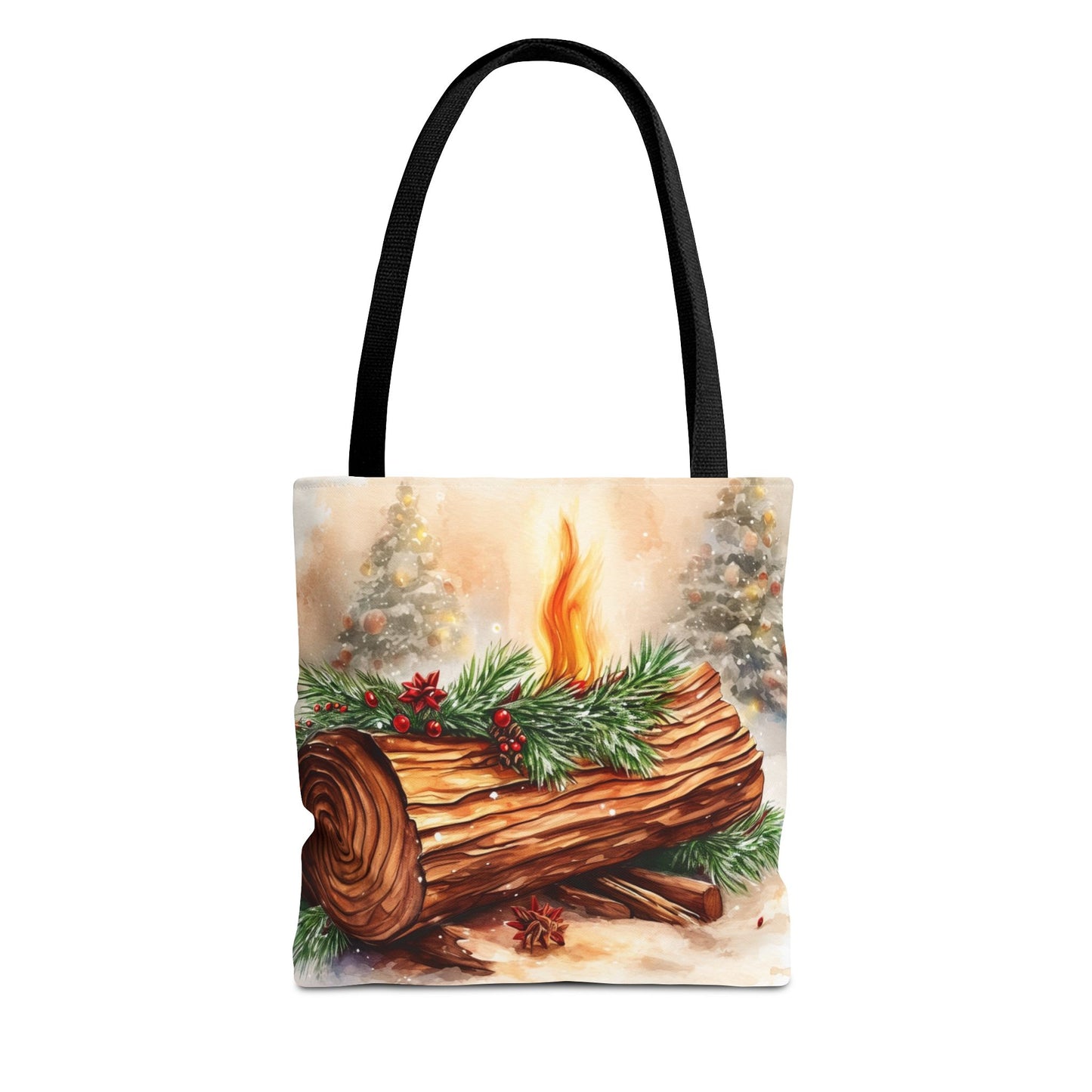 Yule Log Tote Bag (AOP)