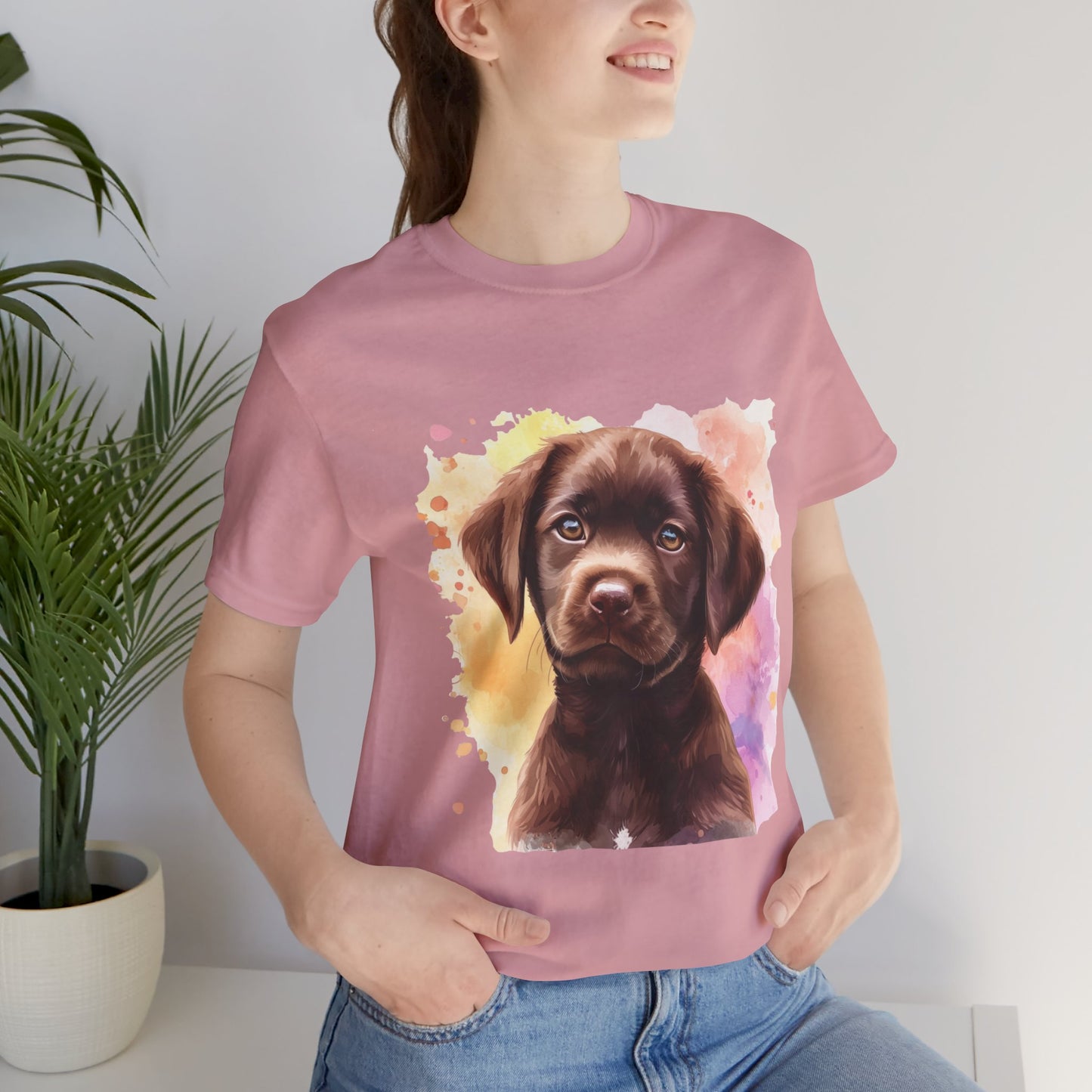 Chocolate Lab Unisex Jersey Short Sleeve Tee