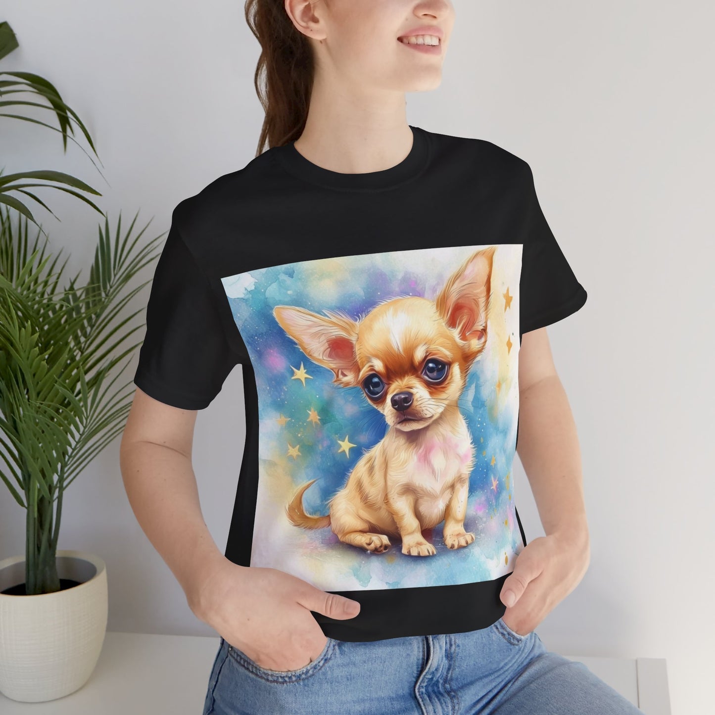 Cute Chihuahua Unisex Jersey Short Sleeve Tee