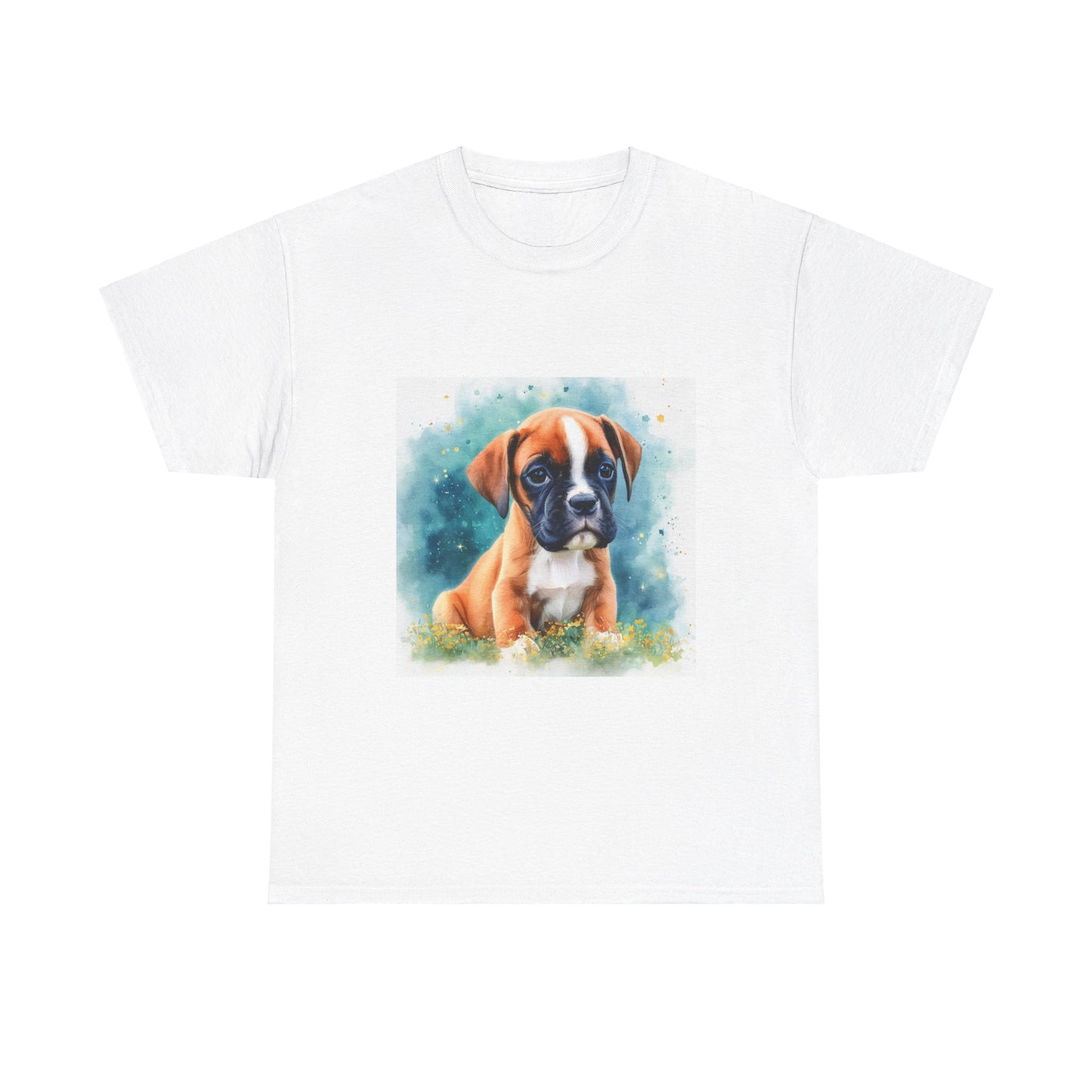 Boxer Puppy Unisex Heavy Cotton Tee