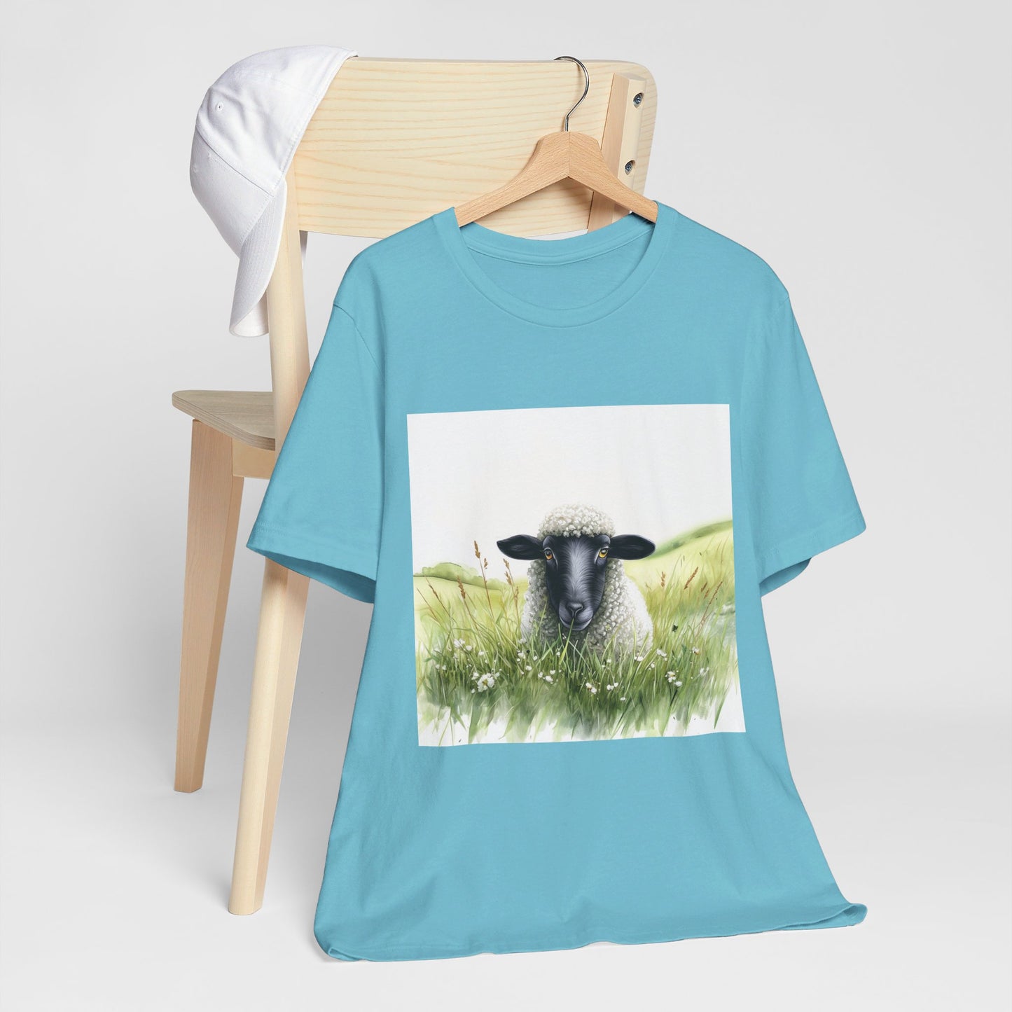 Cute Sheep Unisex Jersey Short Sleeve Tee