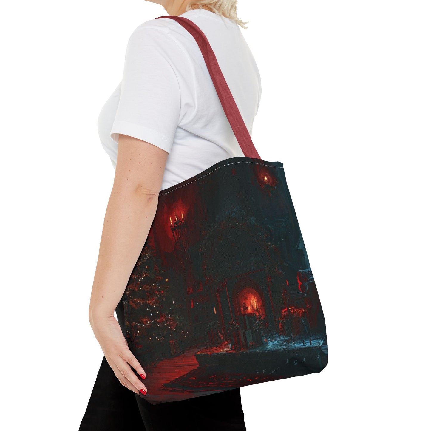 Macabre Hearth Tote Bag (AOP)