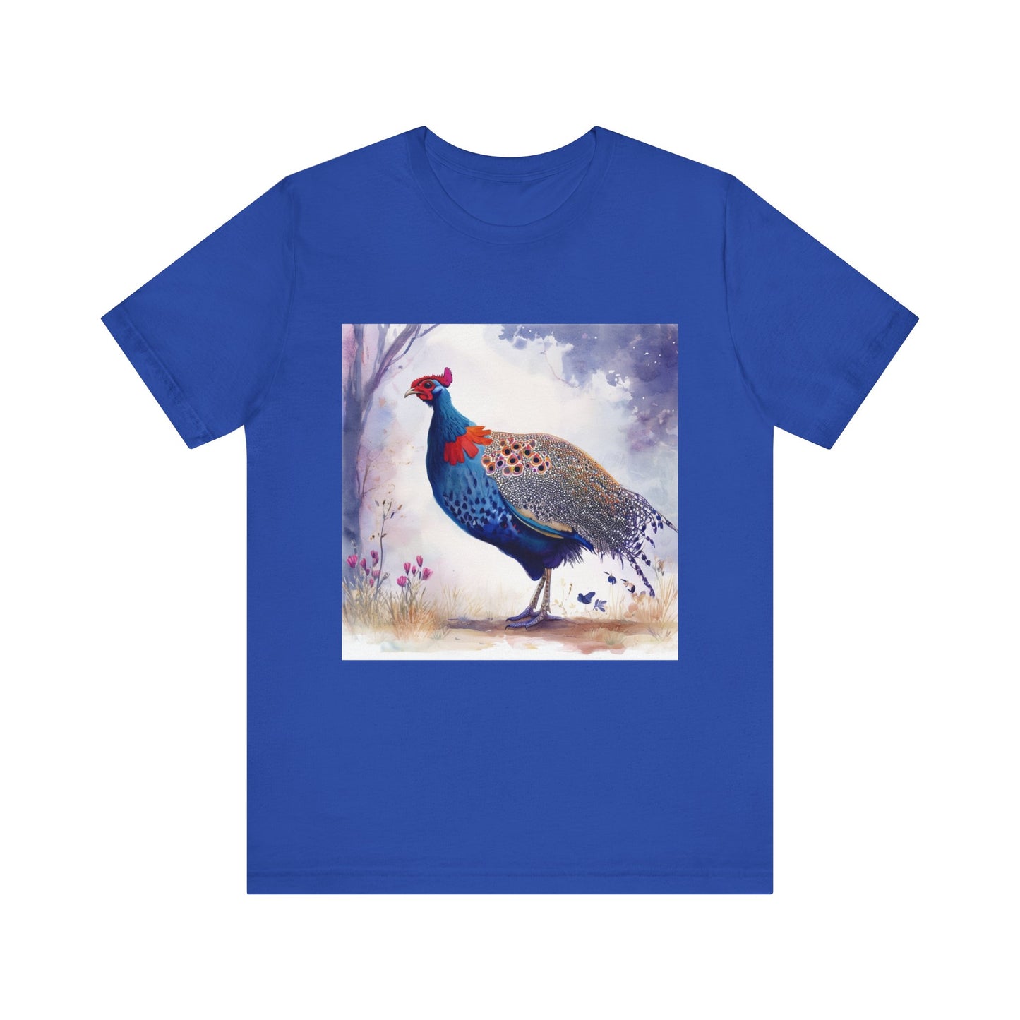 Cute Guinea Fowl Unisex Jersey Short Sleeve Tee