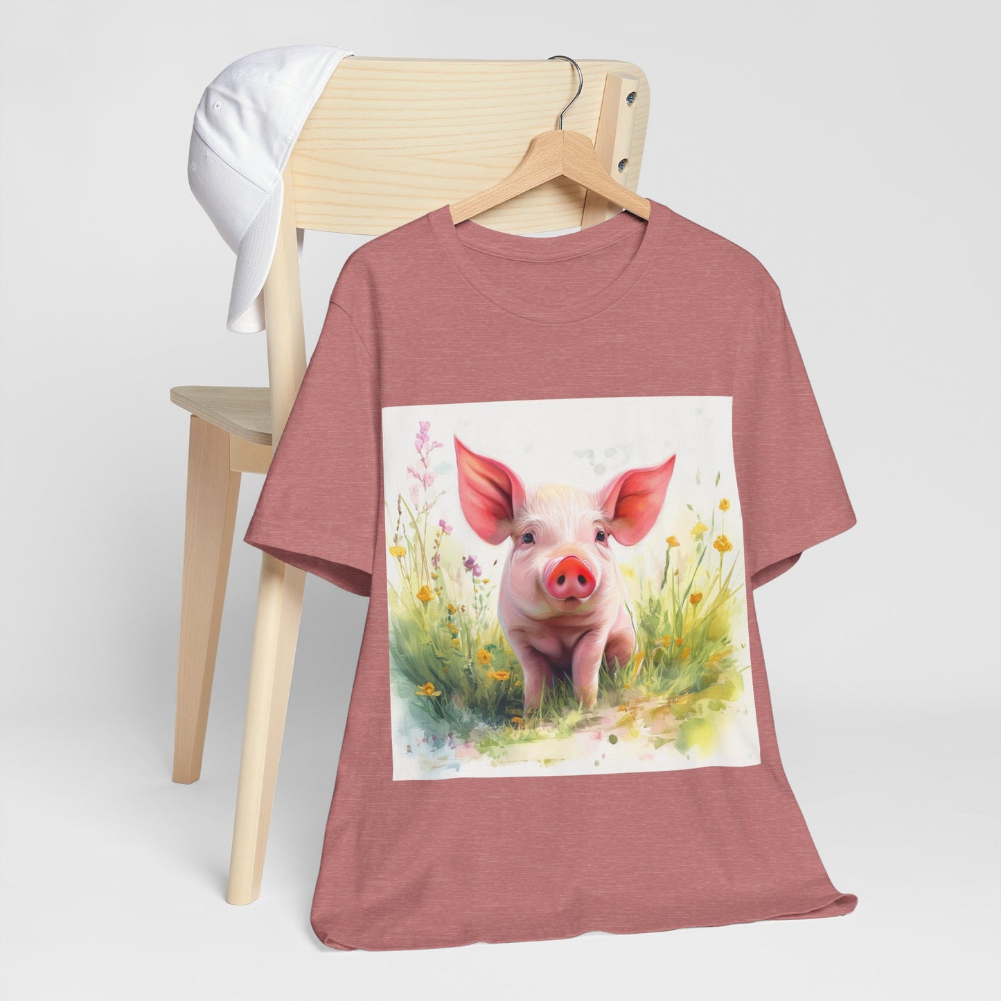 Playful Piglet Unisex Jersey Short Sleeve Tee