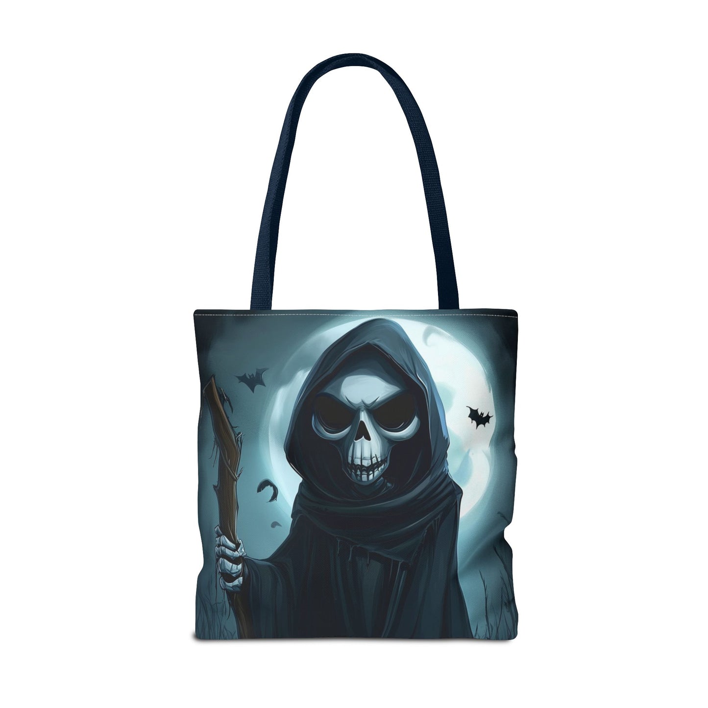 Spooky Grim Reaper Tote Bag (AOP)