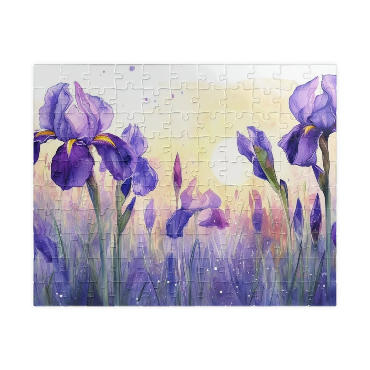 Beautiful Iris Painting Puzzle (110, 252, 520, 1014-piece)