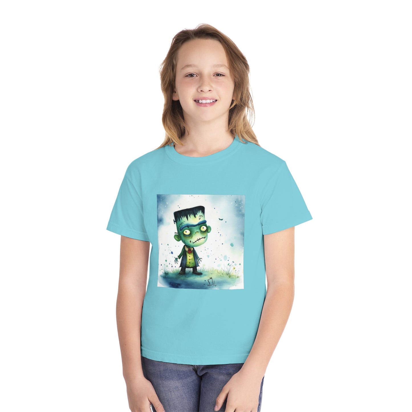 Cute Frankenstein Youth Midweight Tee