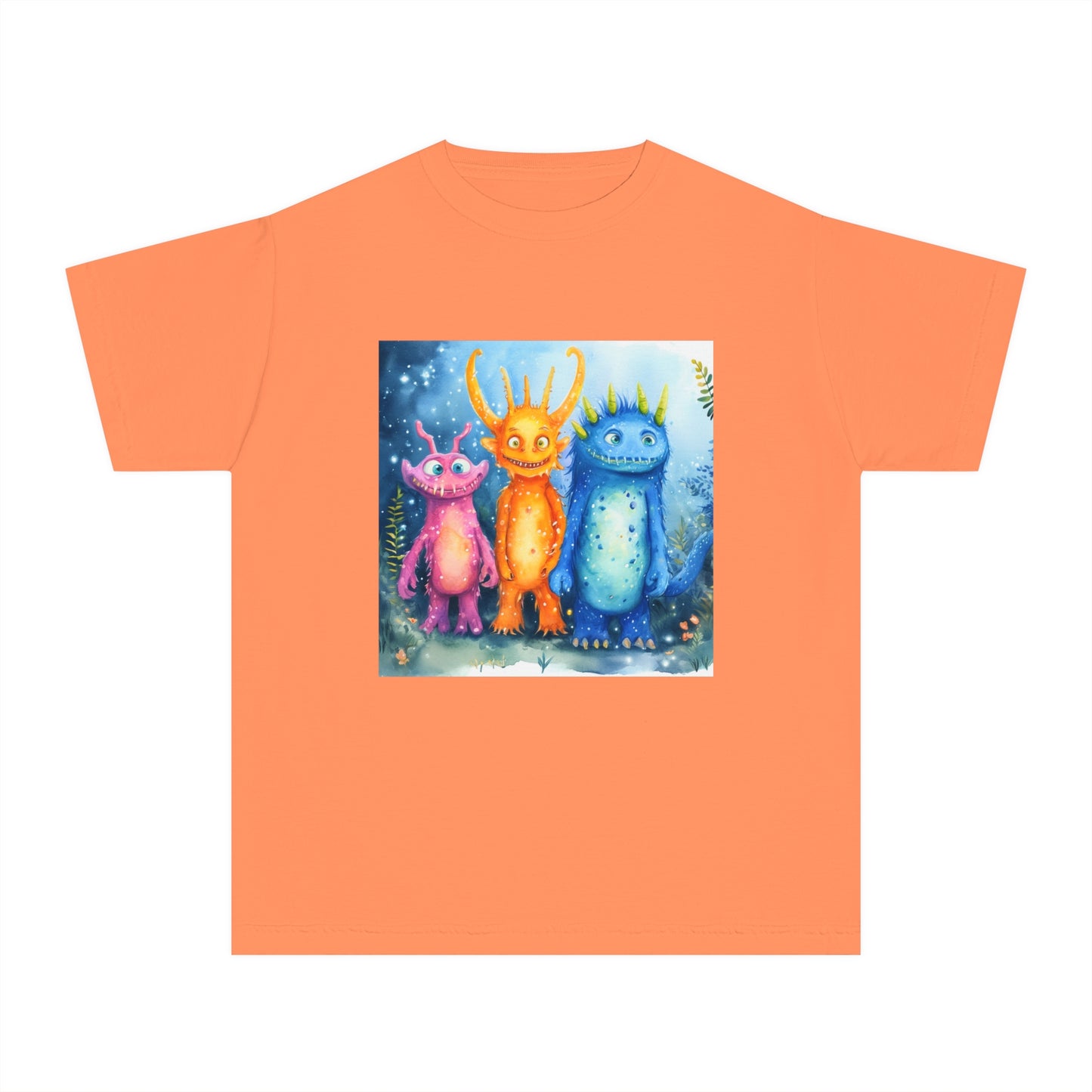 Cute Funny Monsters Youth Midweight Tee