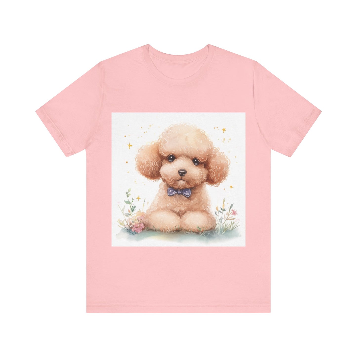 Cute Poodle Unisex Jersey Short Sleeve Tee