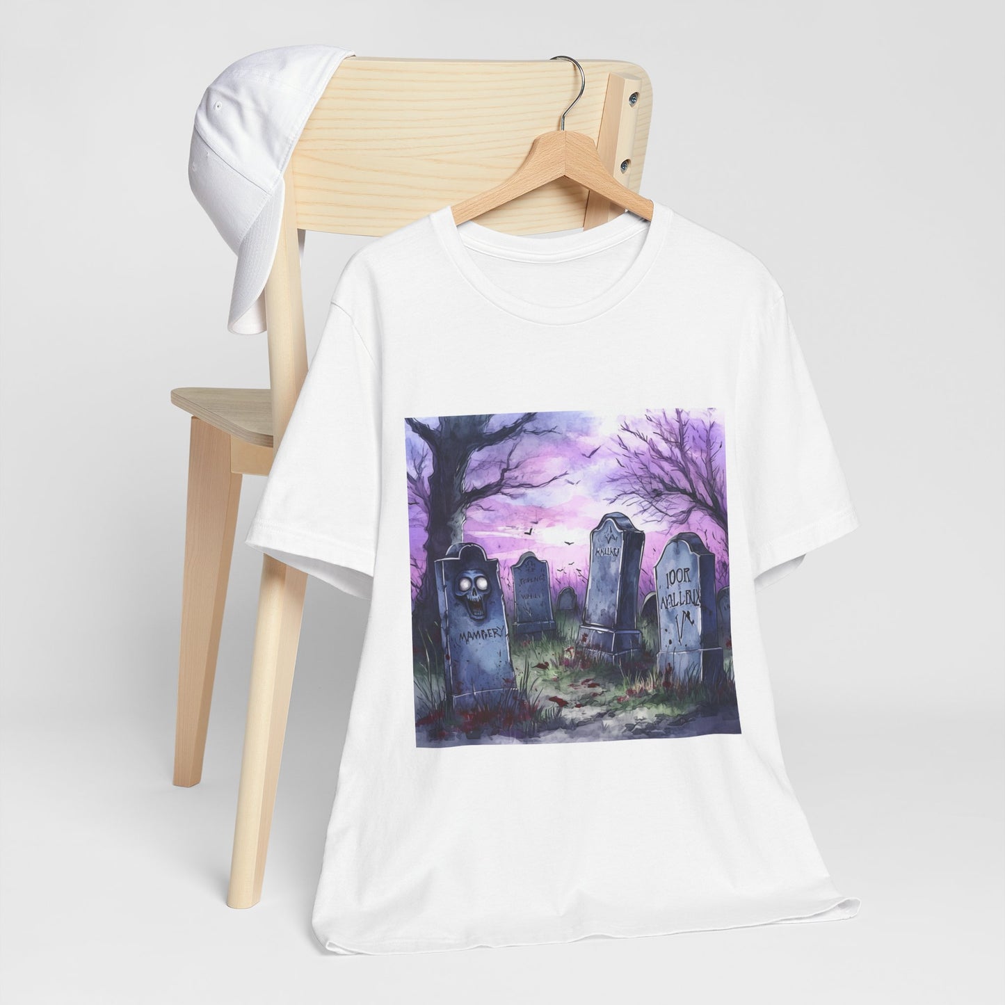 Purple Graveyard Unisex Jersey Short Sleeve Tee