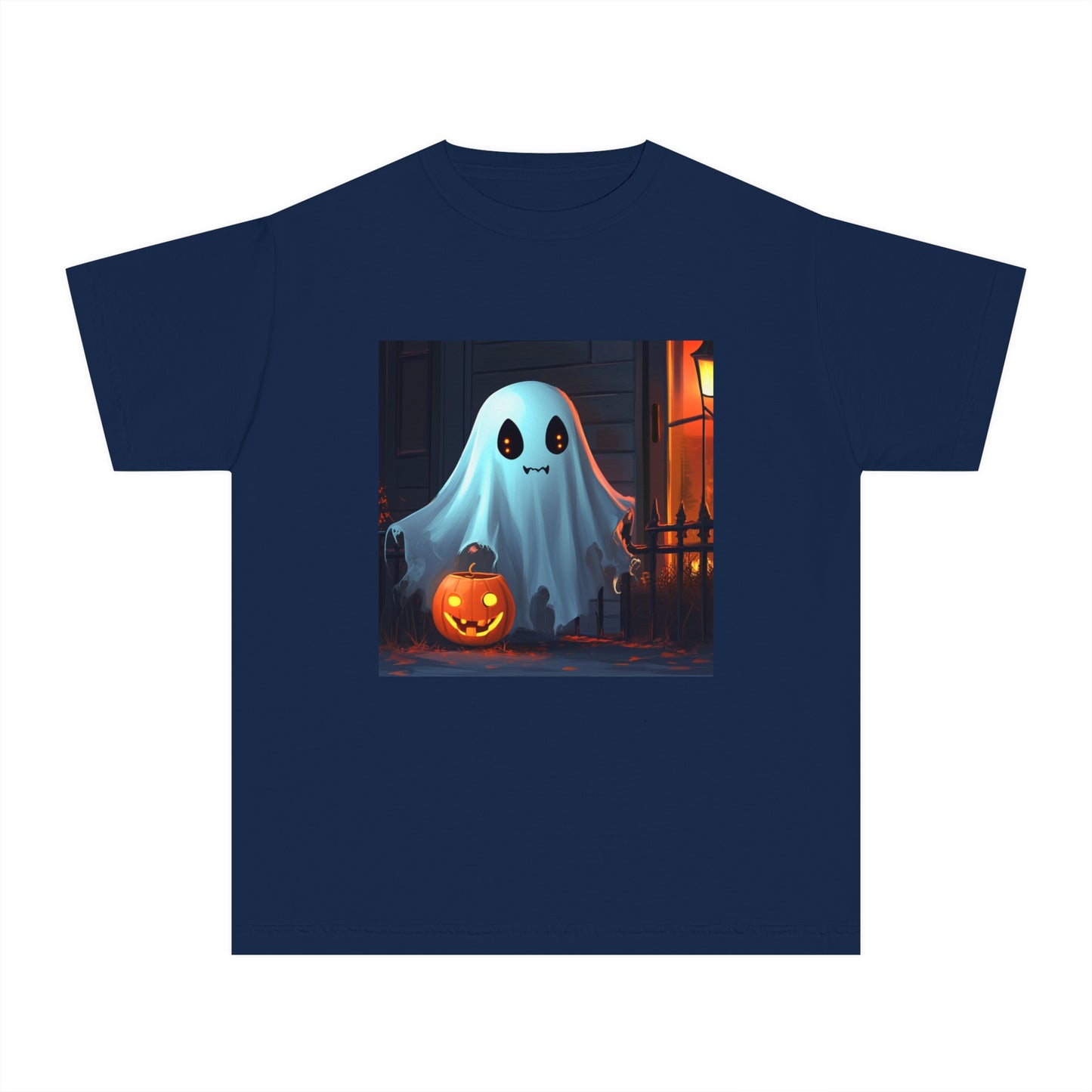 Ghost Trick or Treating Youth Midweight Tee