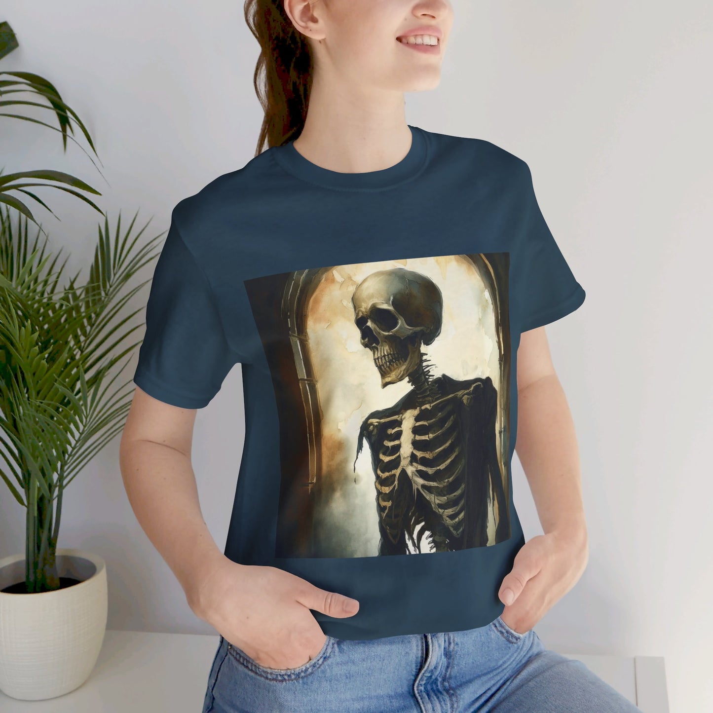 Vintage Skeleton Unisex Jersey Short Sleeve Tee