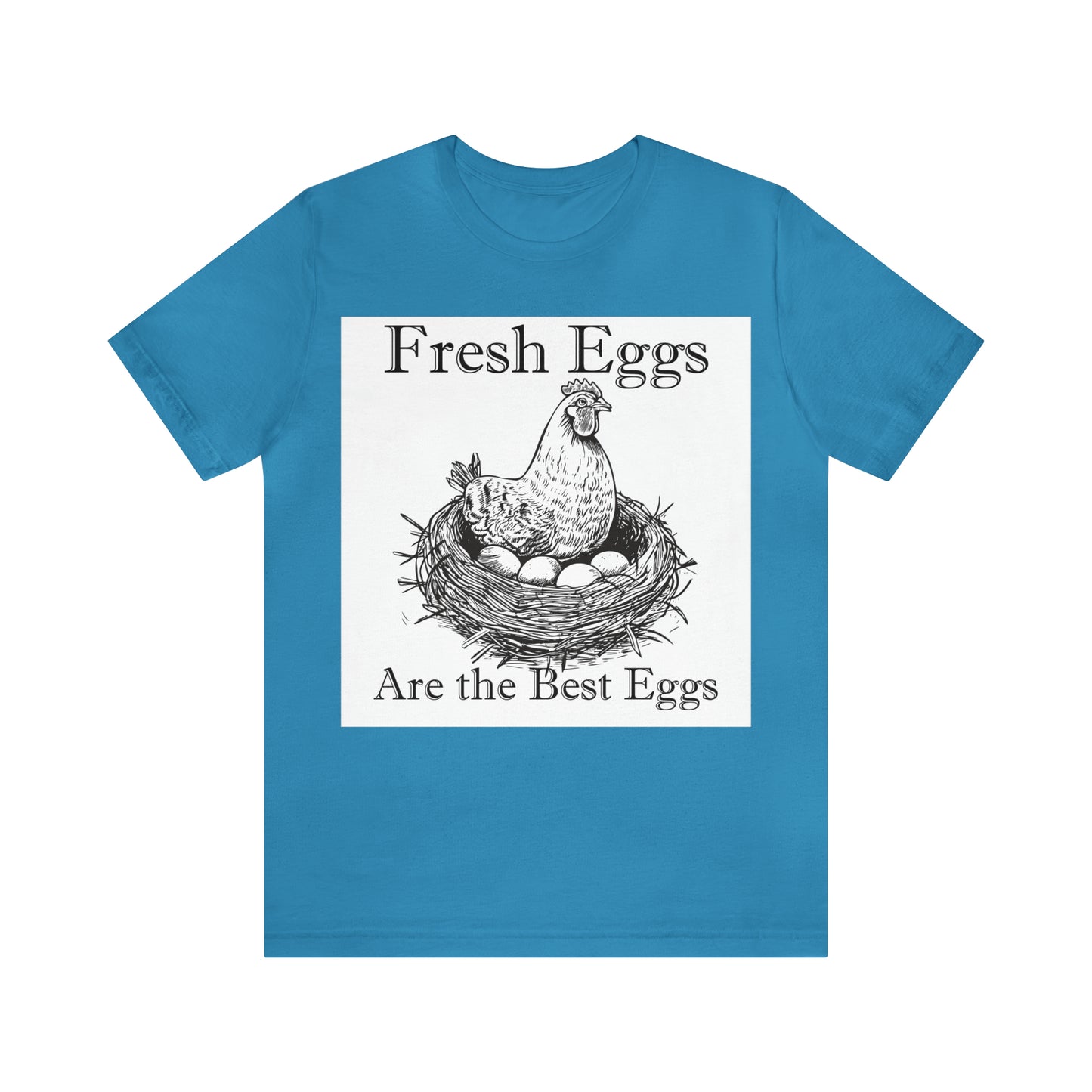 Fresh Eggs Unisex Jersey Short Sleeve Tee