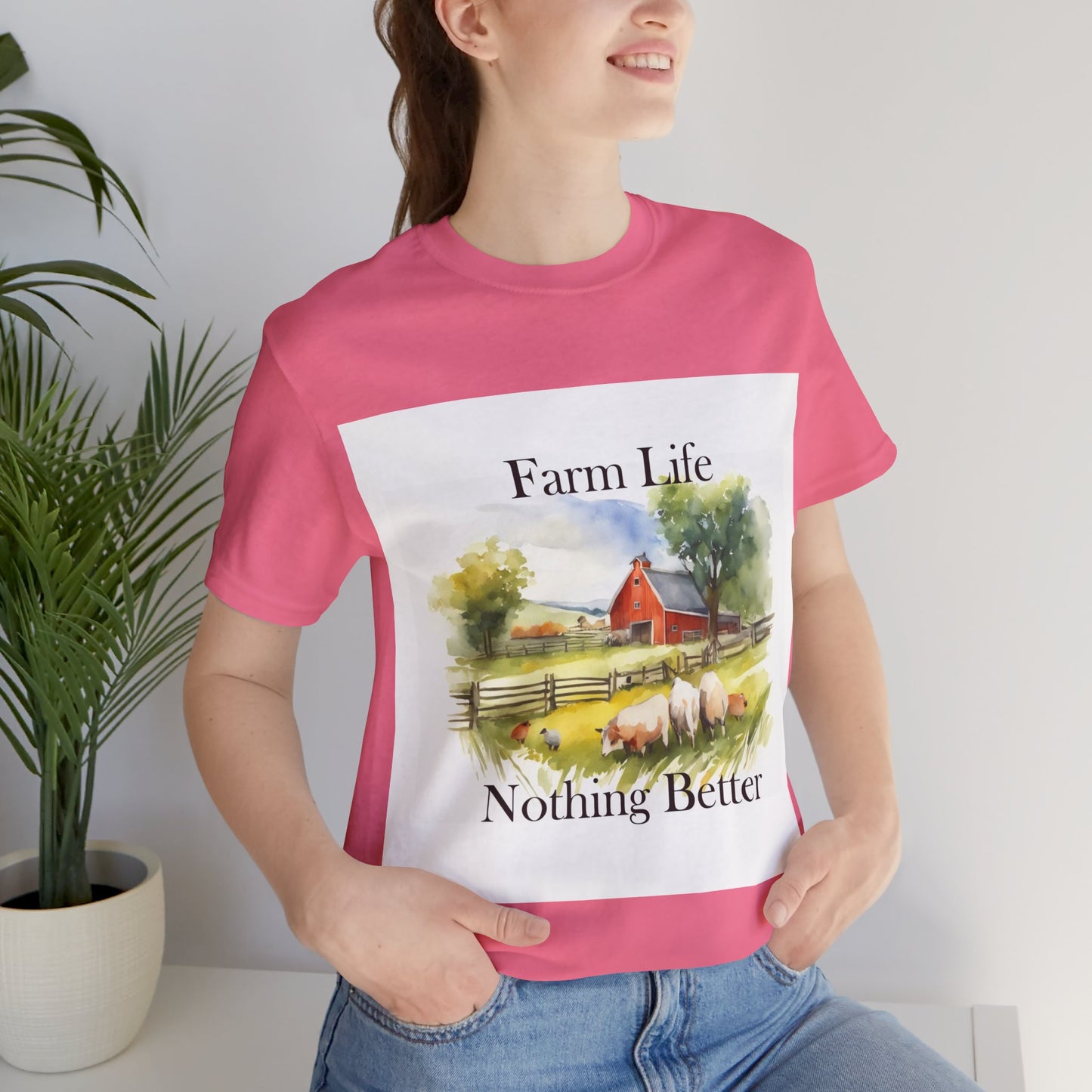 Farm Life Unisex Jersey Short Sleeve Tee