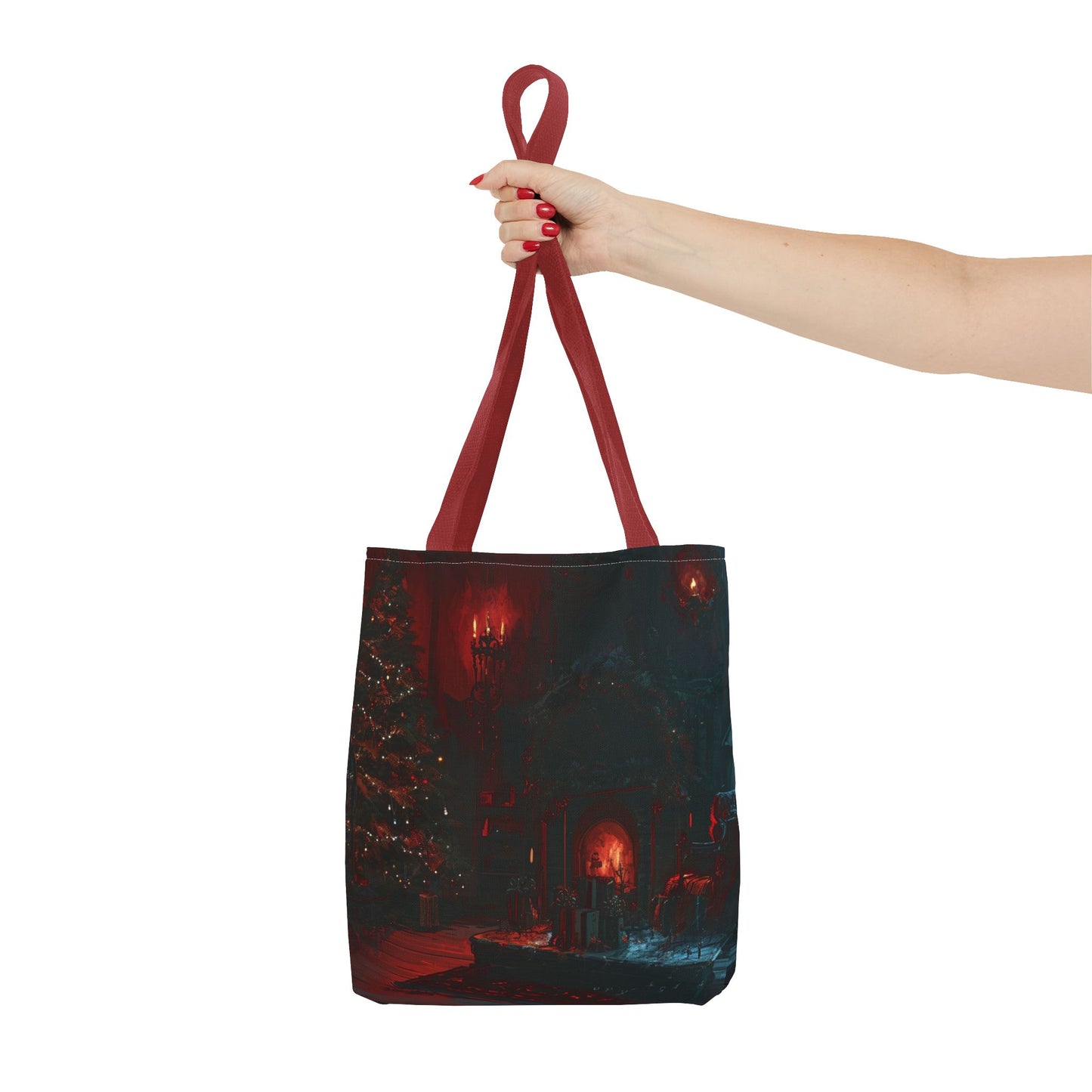 Macabre Hearth Tote Bag (AOP)