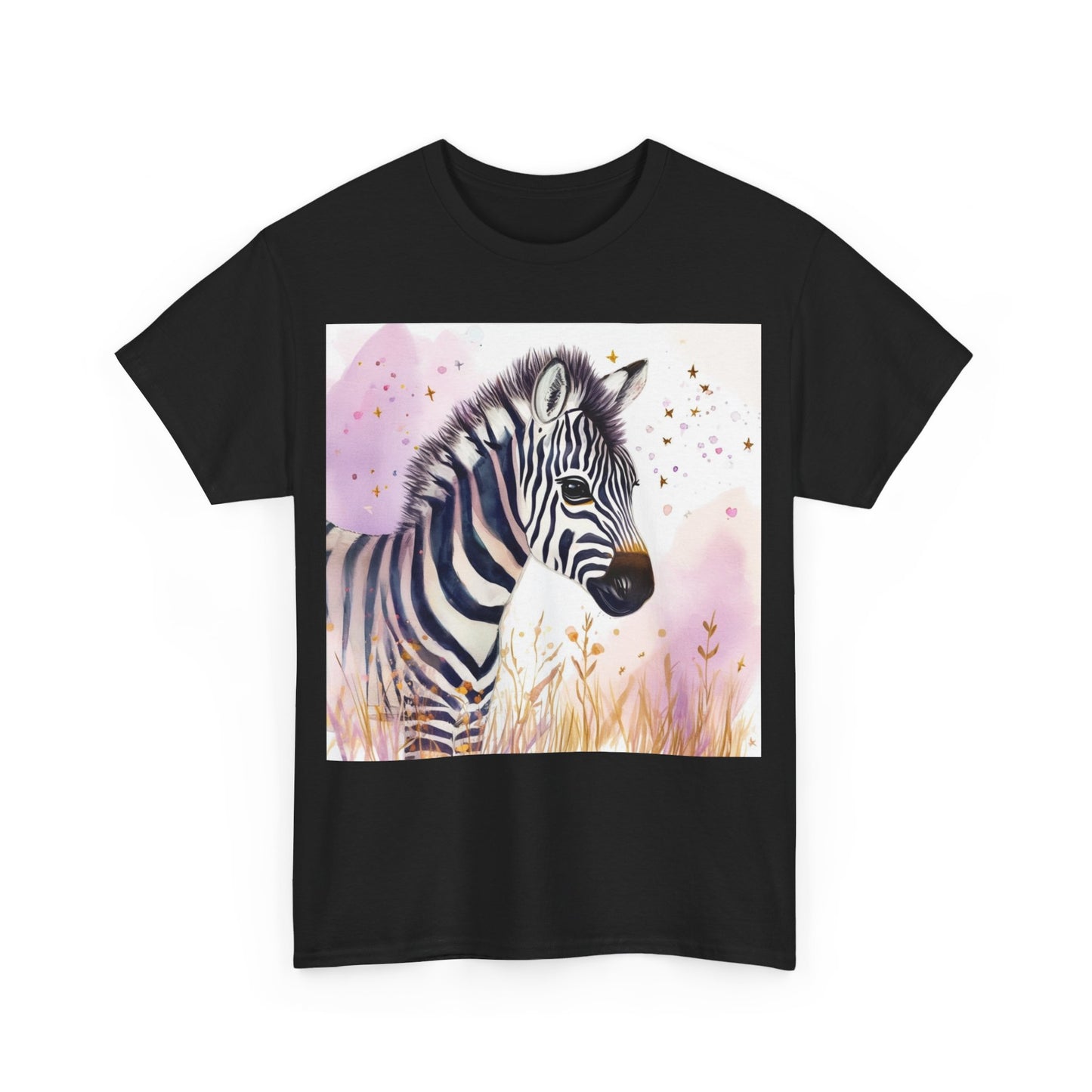 Fuzzy Zebra Unisex Heavy Cotton Tee