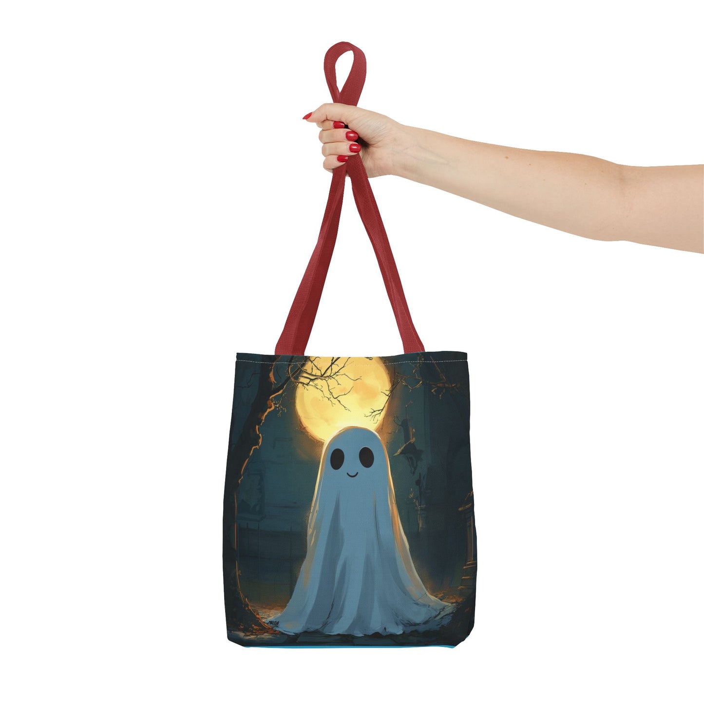 Cute Ghost Tote Bag (AOP)