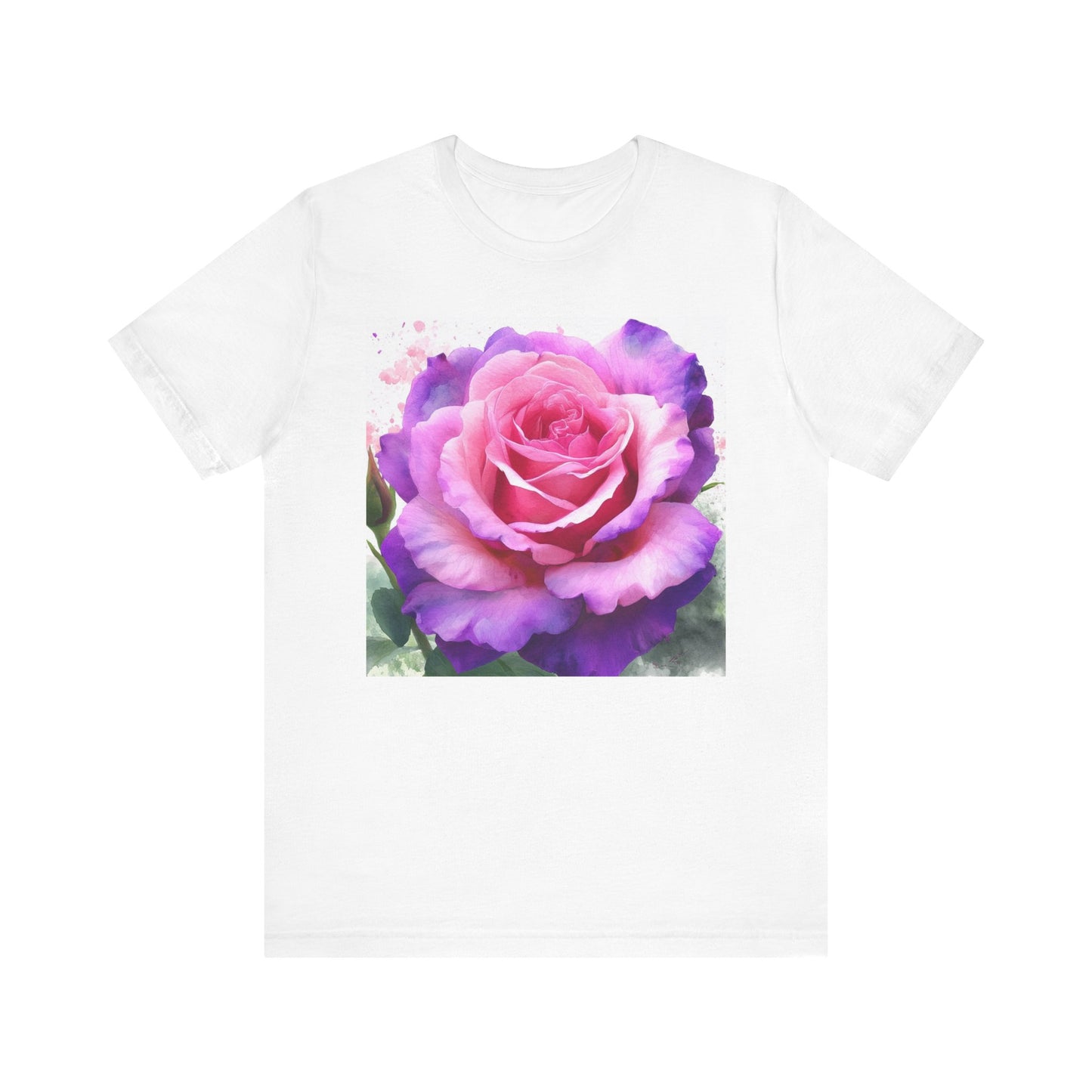 Rose Garden Unisex Jersey Tee - Vibrant Rose Design