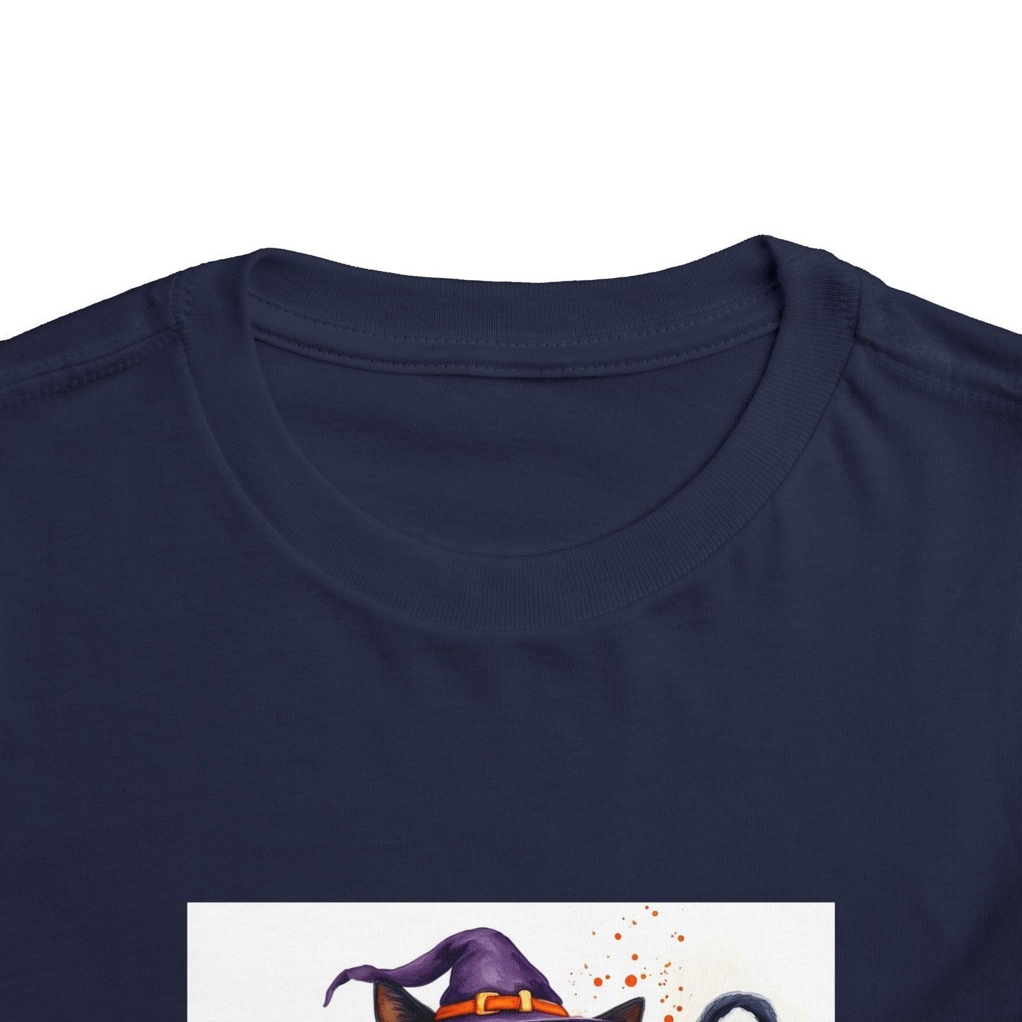 Halloween Cat Toddler Short Sleeve Tee
