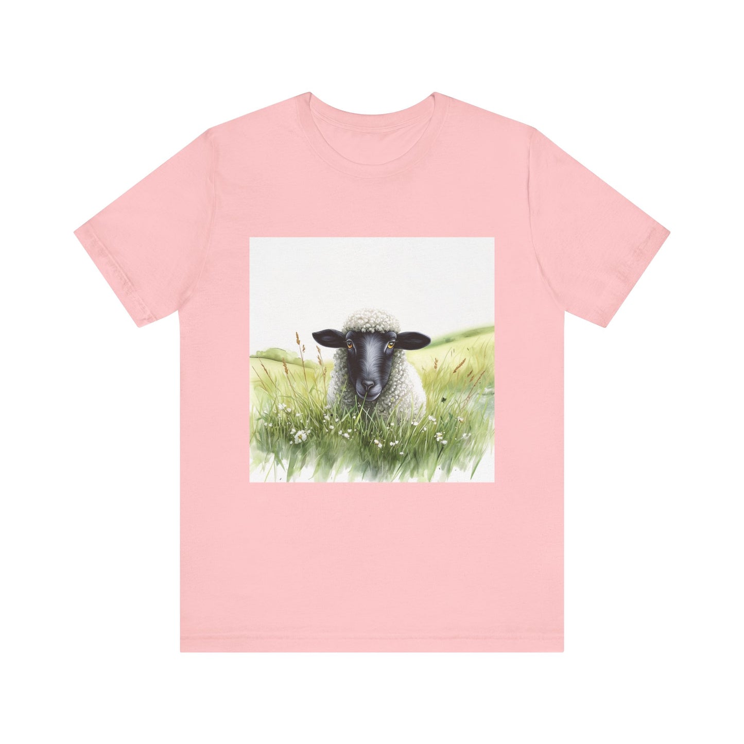 Cute Sheep Unisex Jersey Short Sleeve Tee