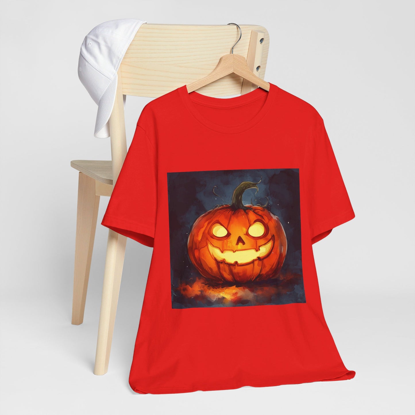 Cute Creepy Jack o Lantern Unisex Jersey Short Sleeve Tee