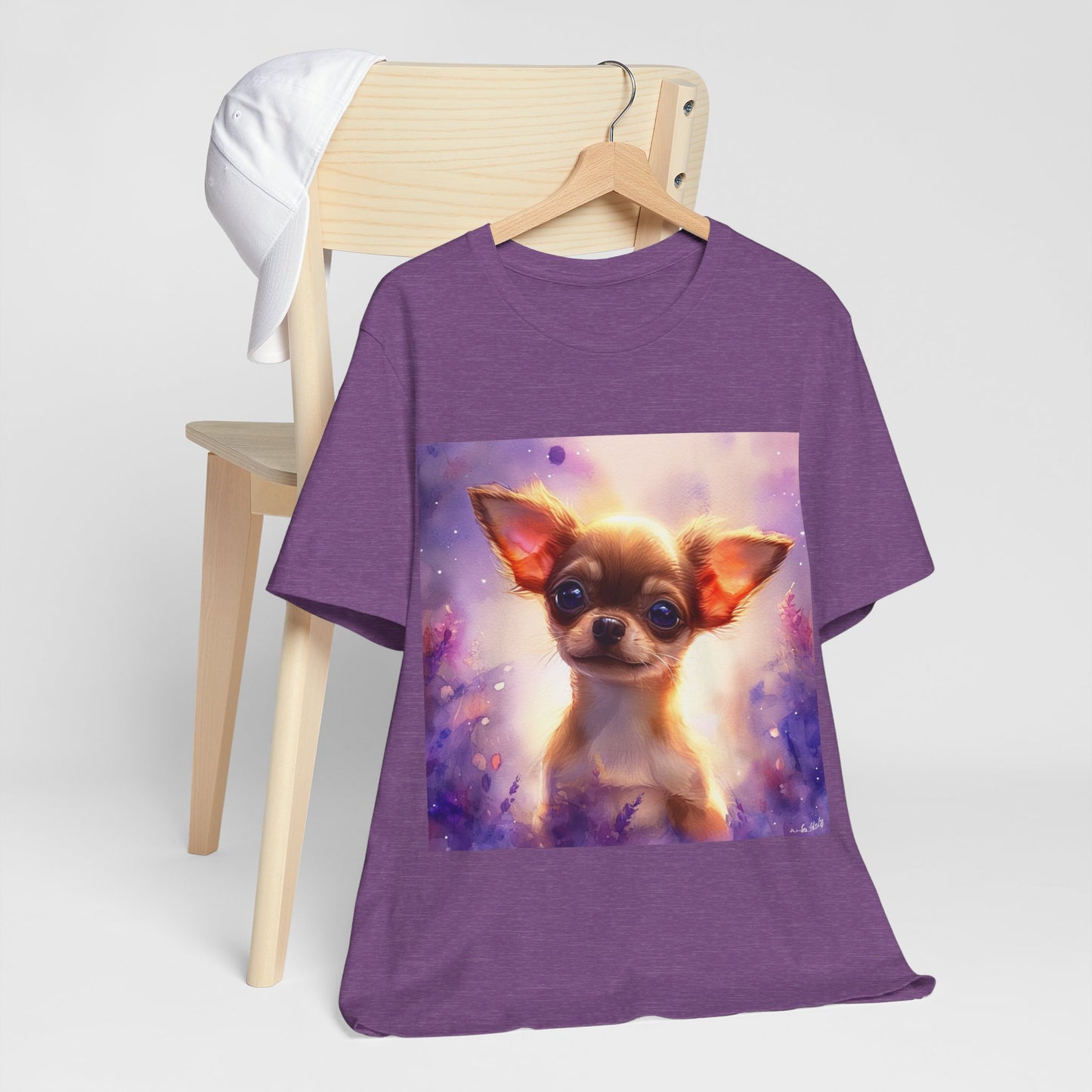 Galaxy Chihuahua Unisex Jersey Short Sleeve Tee