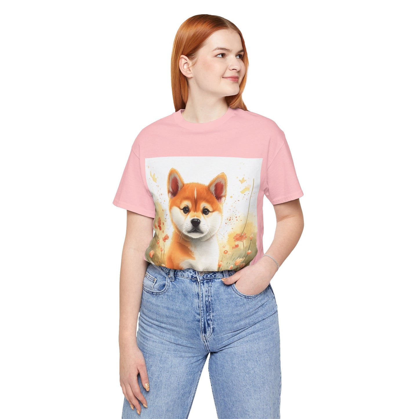 Shiba Inu Unisex Jersey Short Sleeve Tee