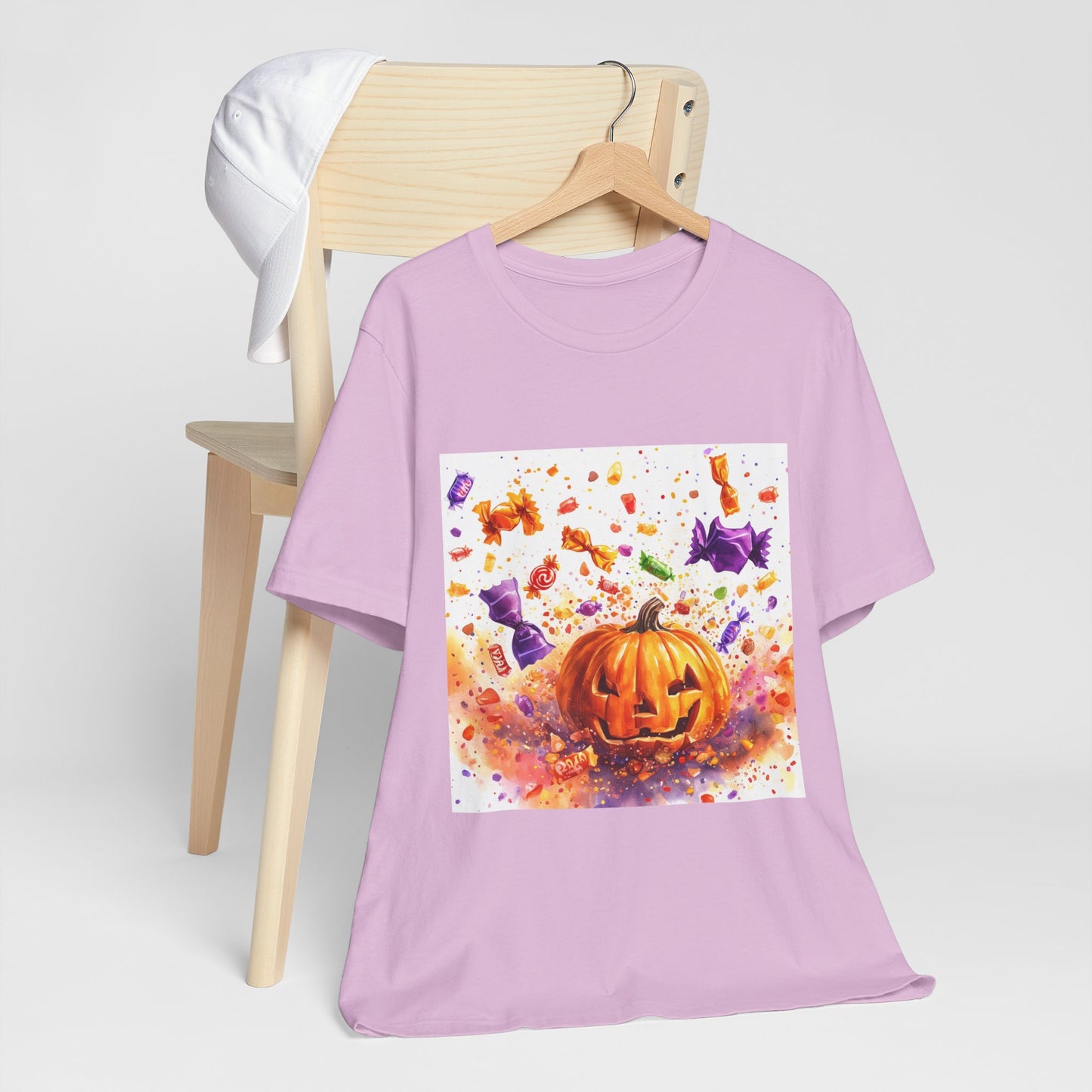 Jack o Lantern Candy Unisex Jersey Short Sleeve Tee