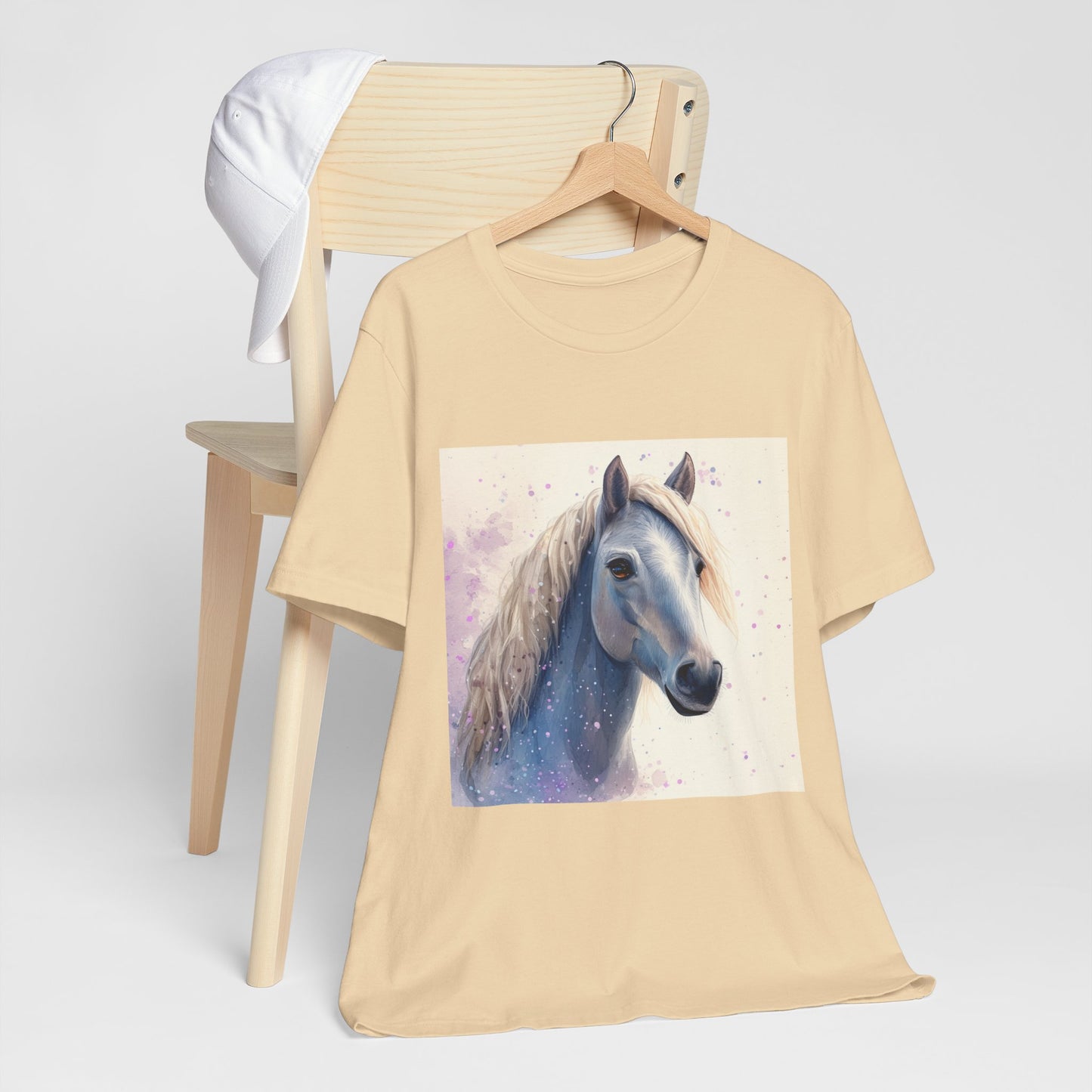 Baby White Horse Unisex Jersey Short Sleeve Tee