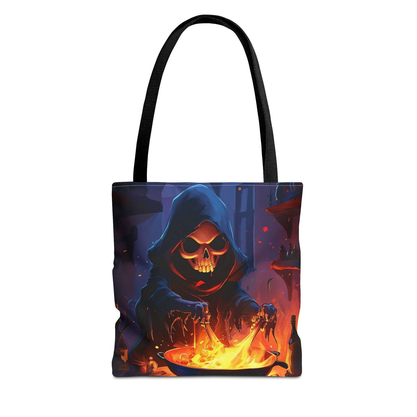 Dark Grim Reaper Cooking Tote Bag (AOP)