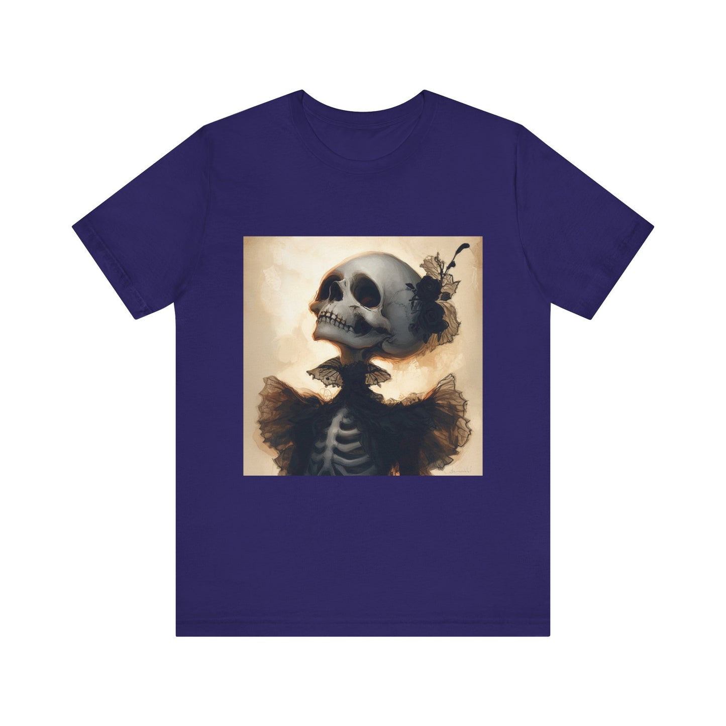 Flamenco Dancer Skeleton Unisex Jersey Short Sleeve Tee