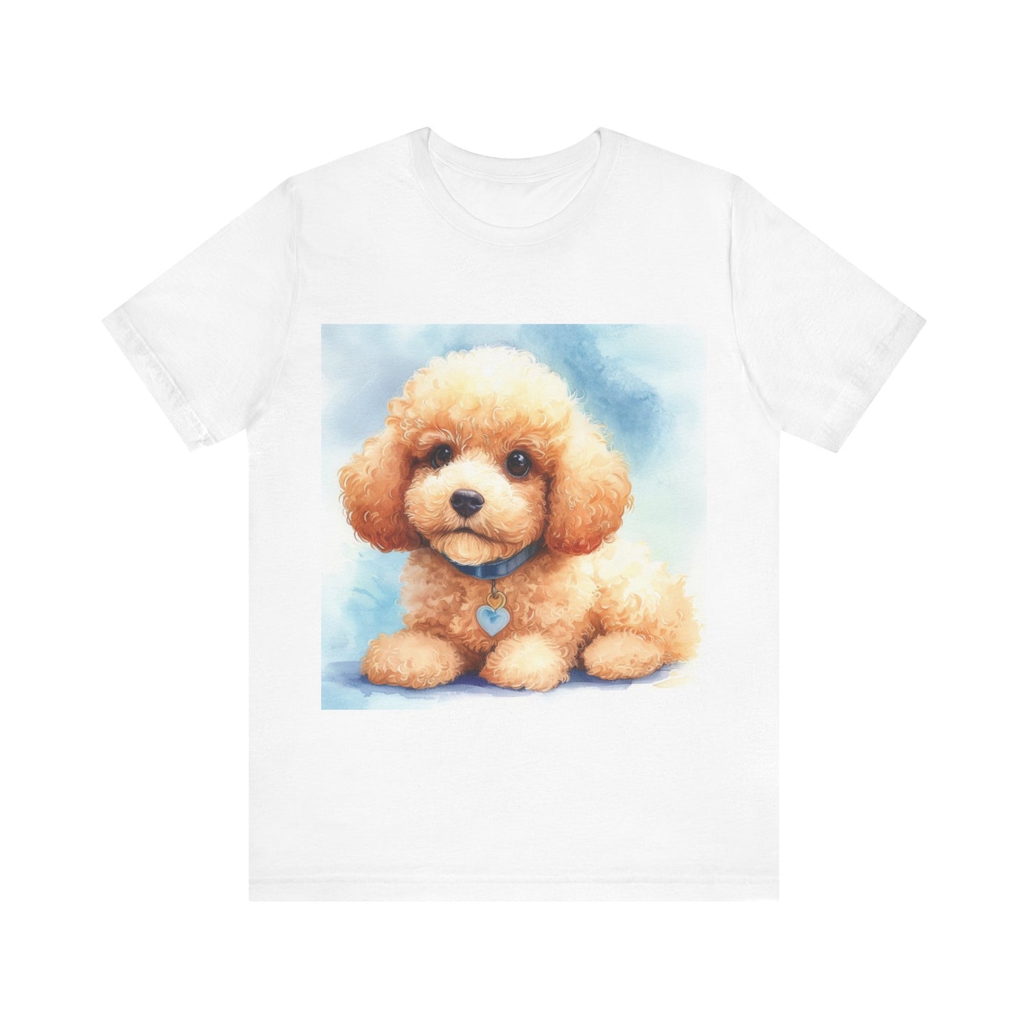 Poodle Puppy Unisex Jersey Short Sleeve Tee