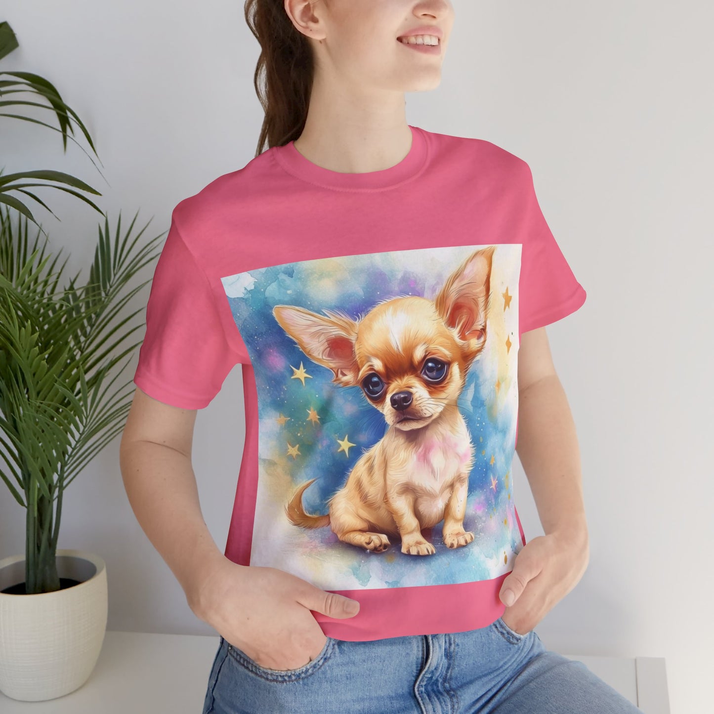 Cute Chihuahua Unisex Jersey Short Sleeve Tee