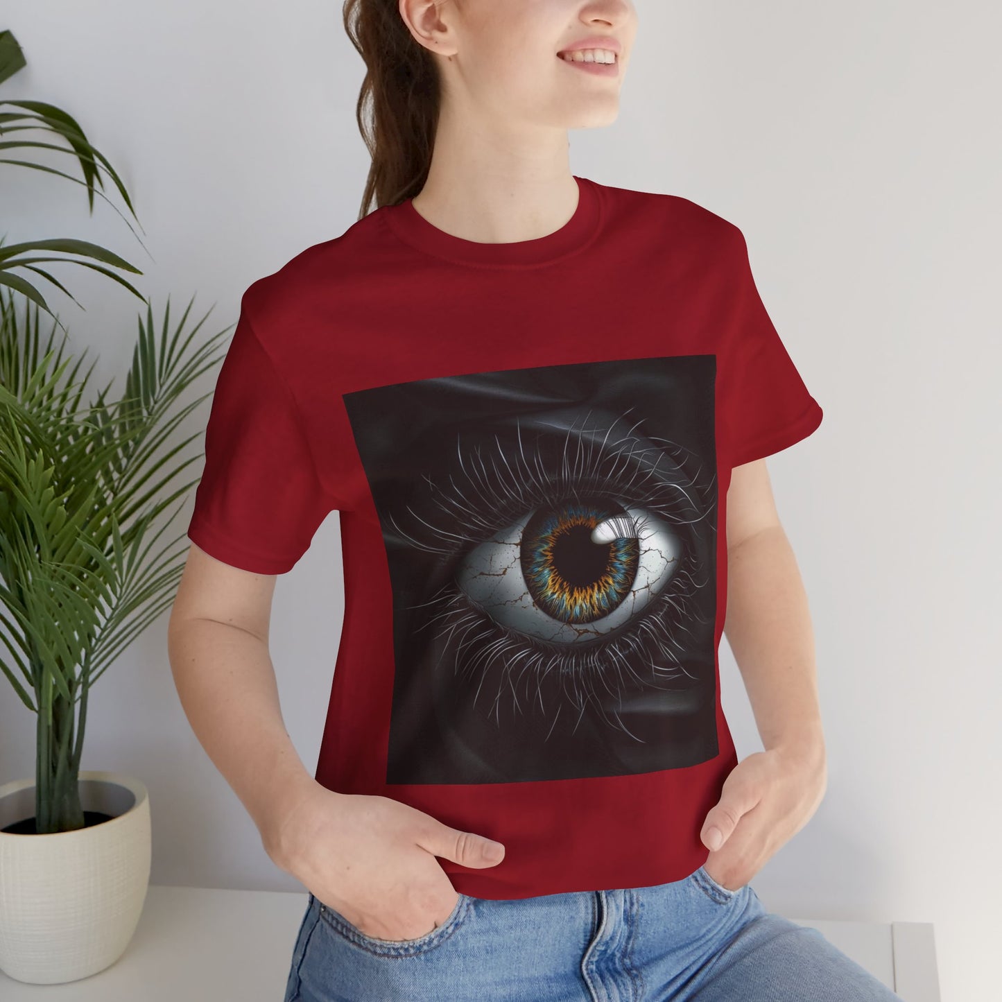 Unsettling Eye Unisex Jersey Short Sleeve Tee