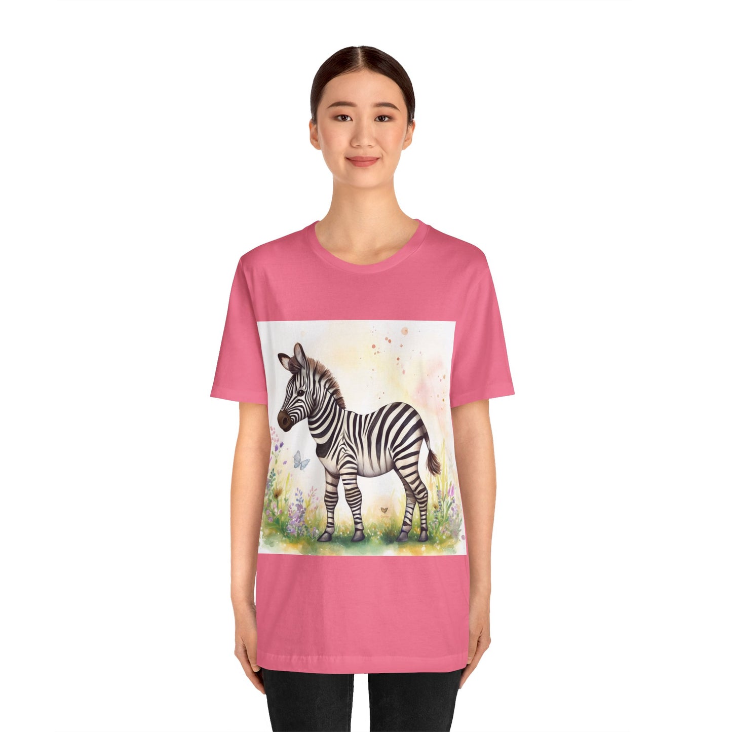 Baby Zebra Unisex Jersey Short Sleeve Tee