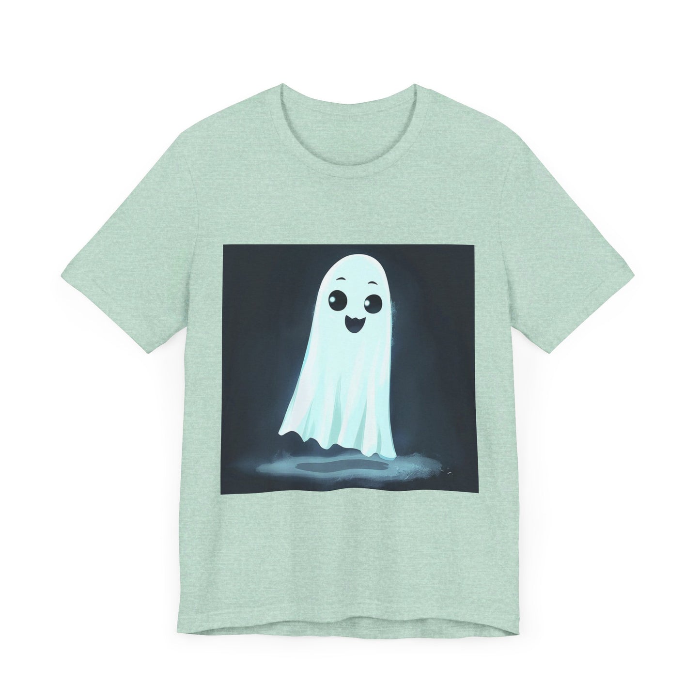 Cute Haunting Ghost Unisex Jersey Short Sleeve Tee