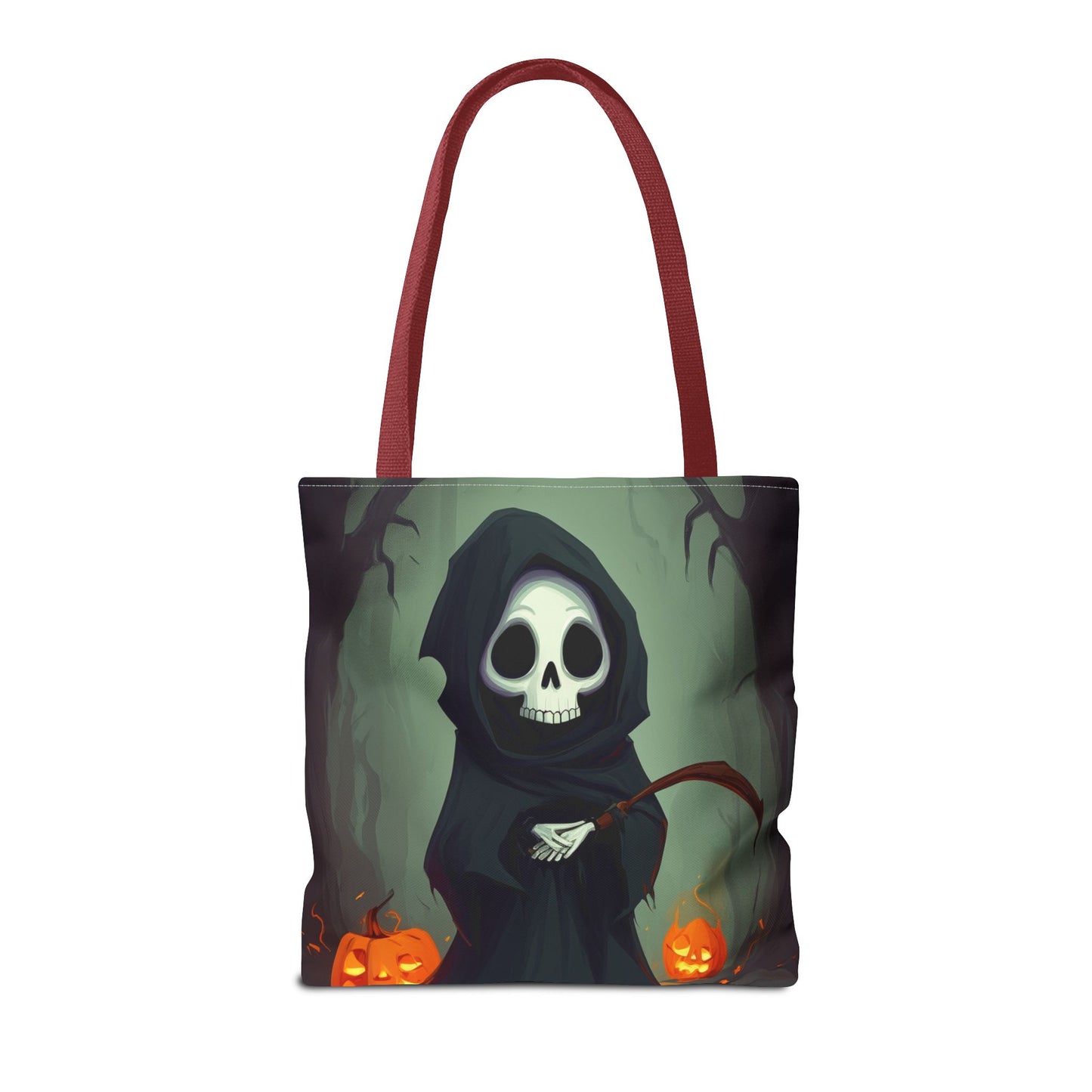 Spooky Forest Grim Reaper Tote Bag (AOP)