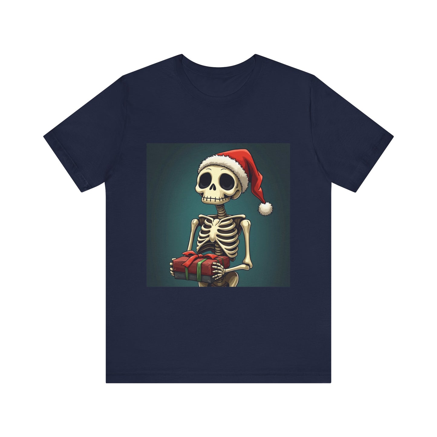 Cute Cartoon Festive Skeleton Unisex Jersey Tee